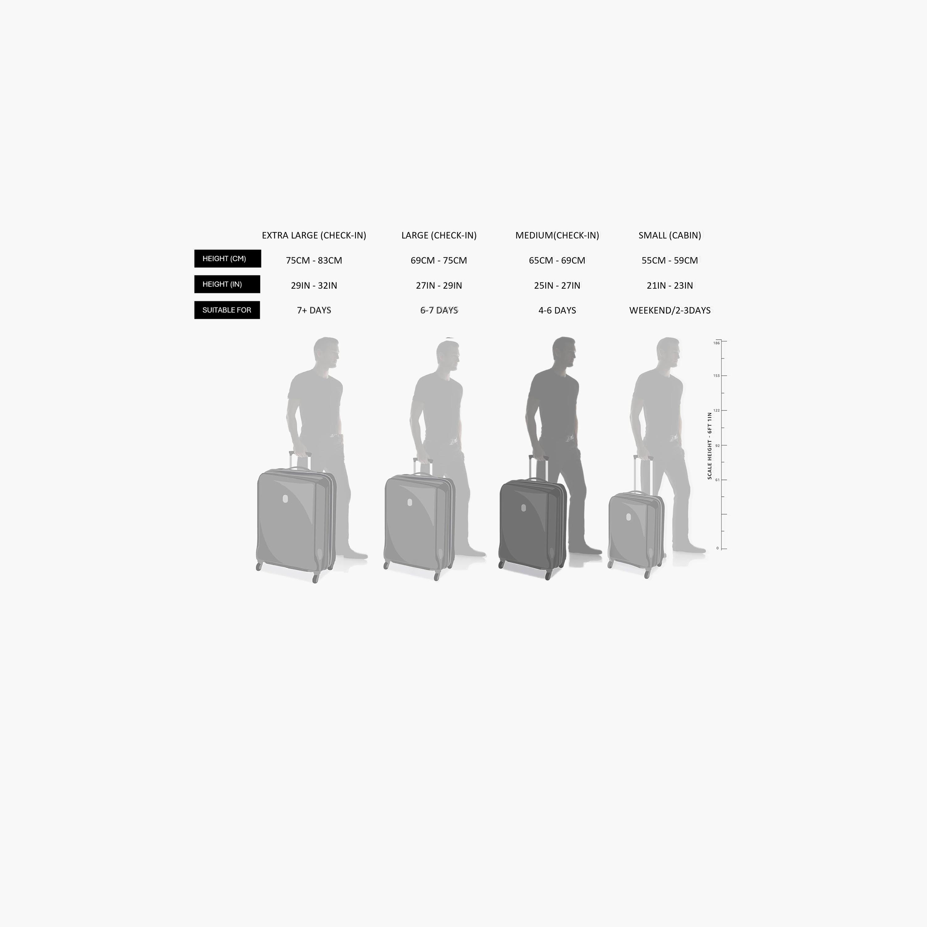 سيناتور- شنطة A1012  63.5 سم متوسطة الحجم مادة ABS بأربع عجلات قفل TSA | A1012-24-travel-luggagesandbags-luggage-image-4