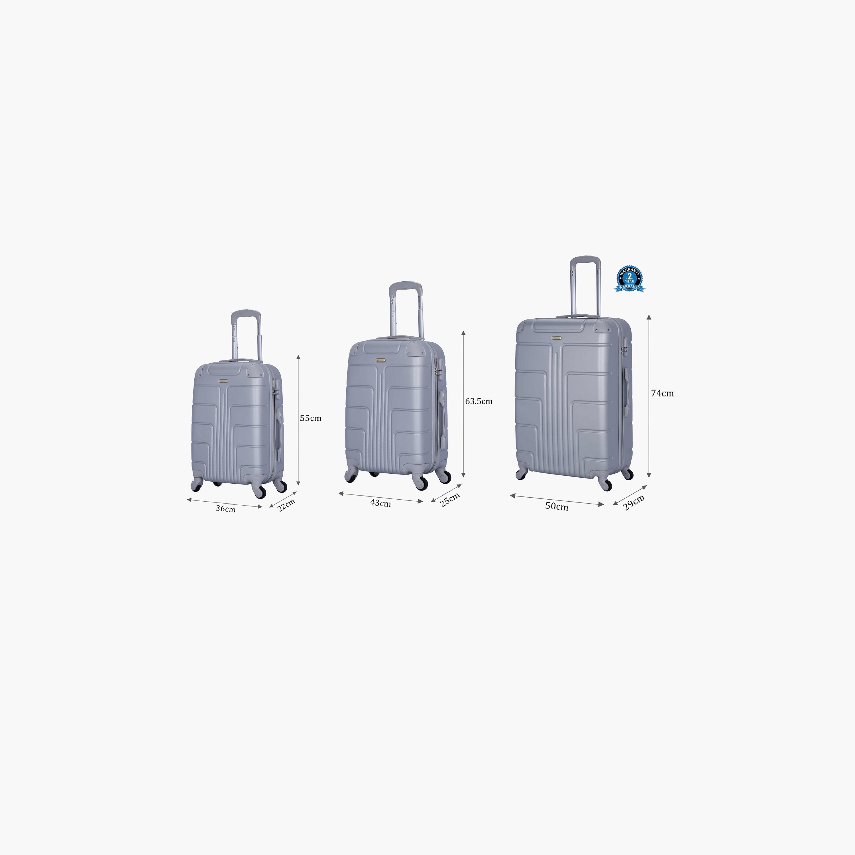 مجموعة سيناتور A1012 مكونة من 3 حقائب بعجلات مادة ABS بأربع عجلات قفل TSA | A1012-3-travel-luggagesandbags-luggage-image-2