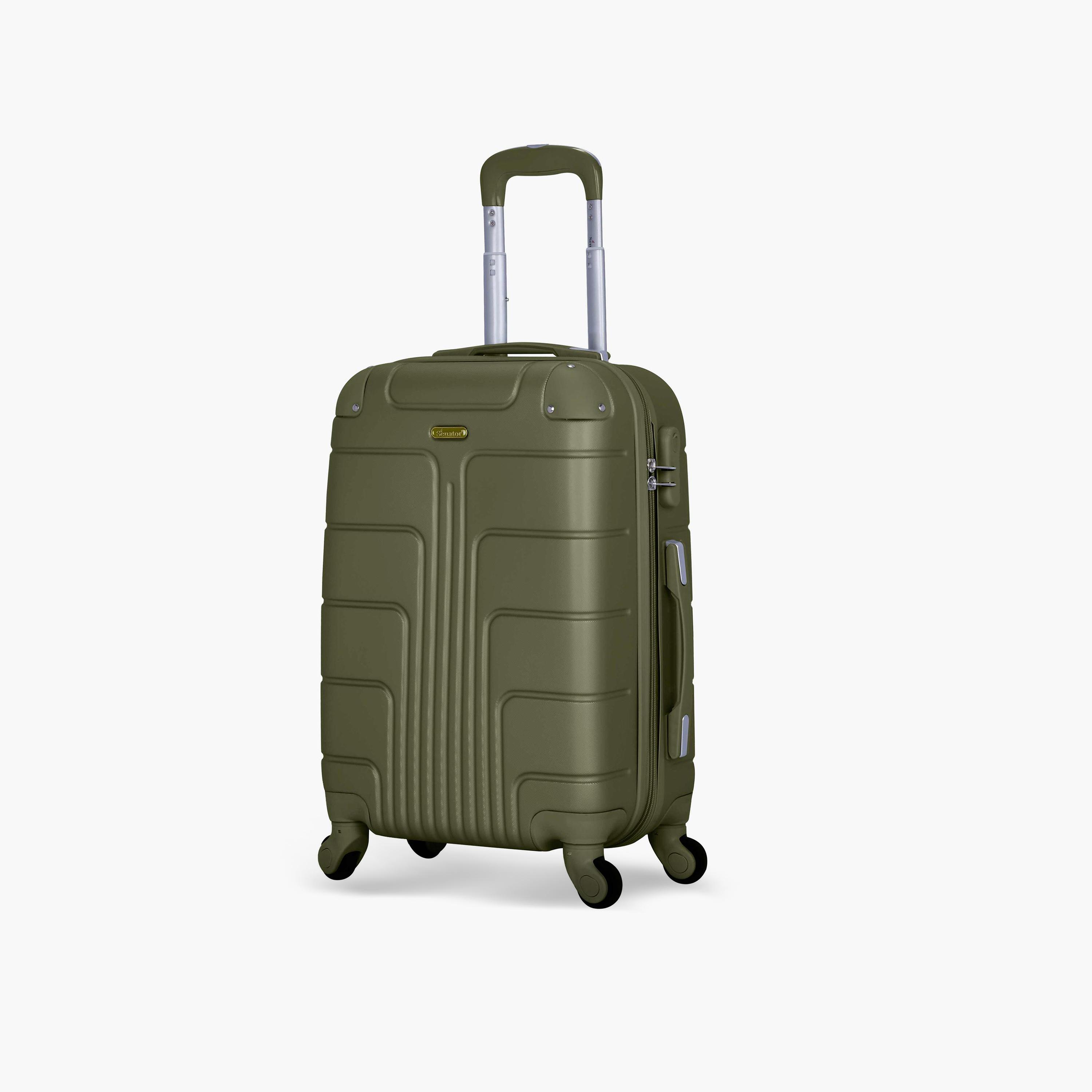 Senator A1012 63.5 CM Medium Check-in ABS Hardcase 4-Wheeler Spinner Trolley Bag with TSA Lock | A1012-24-travel-luggagesandbags-luggage-image-1