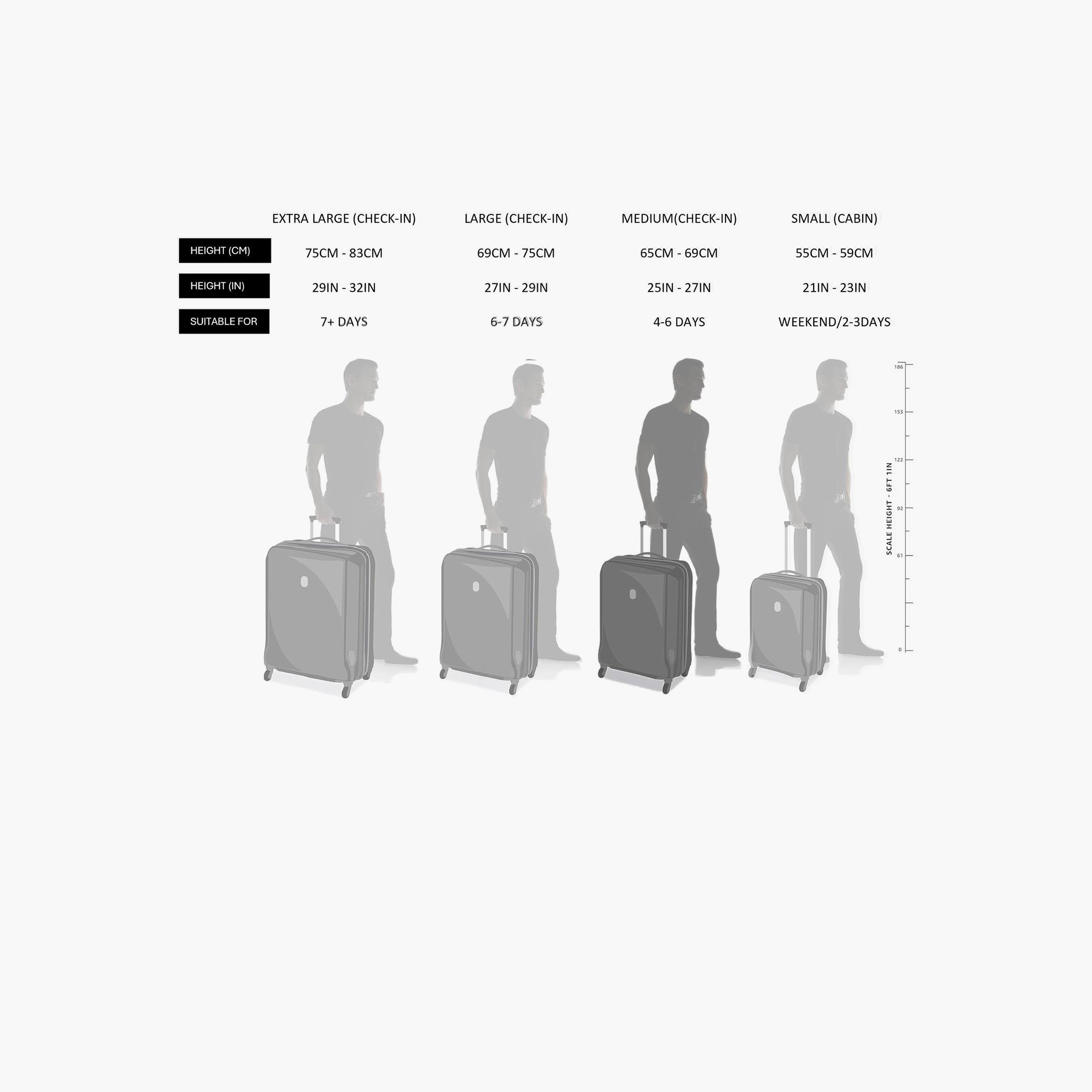 Senator A1012 63.5 CM Medium Check-in ABS Hardcase 4-Wheeler Spinner Trolley Bag with TSA Lock | A1012-24-travel-luggagesandbags-luggage-image-5