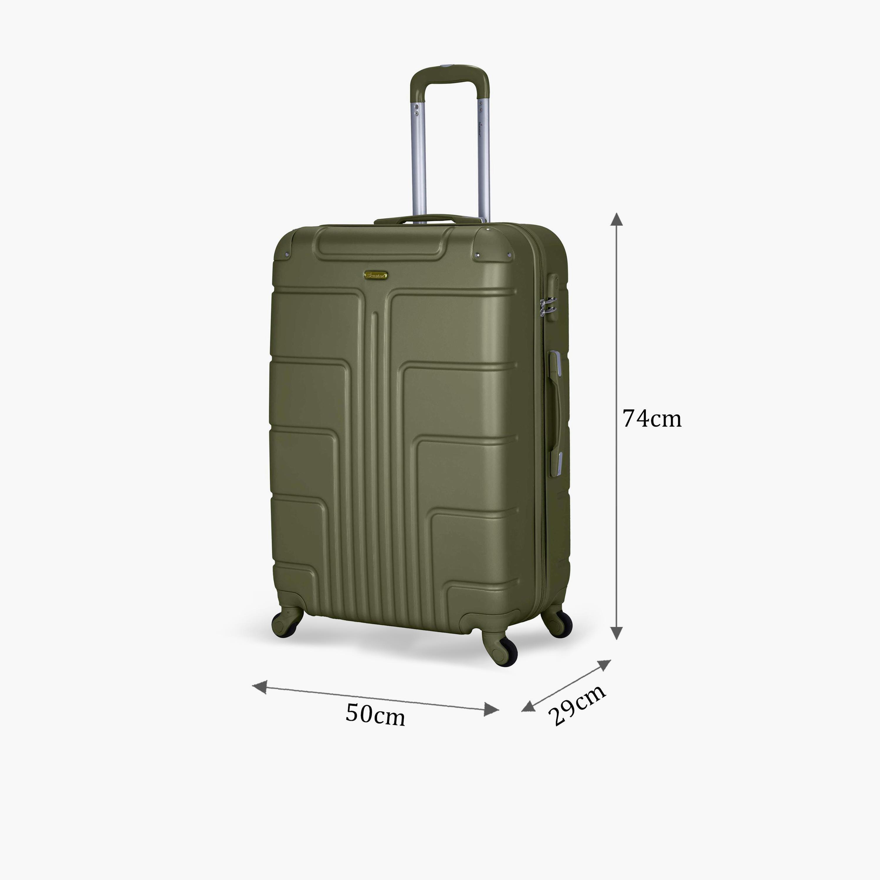 Senator A1012 74 CM Large Check-in ABS Hardcase 4-Wheeler Spinner Trolley Bag with TSA Lock | A1012-28-travel-luggagesandbags-luggage-image-2