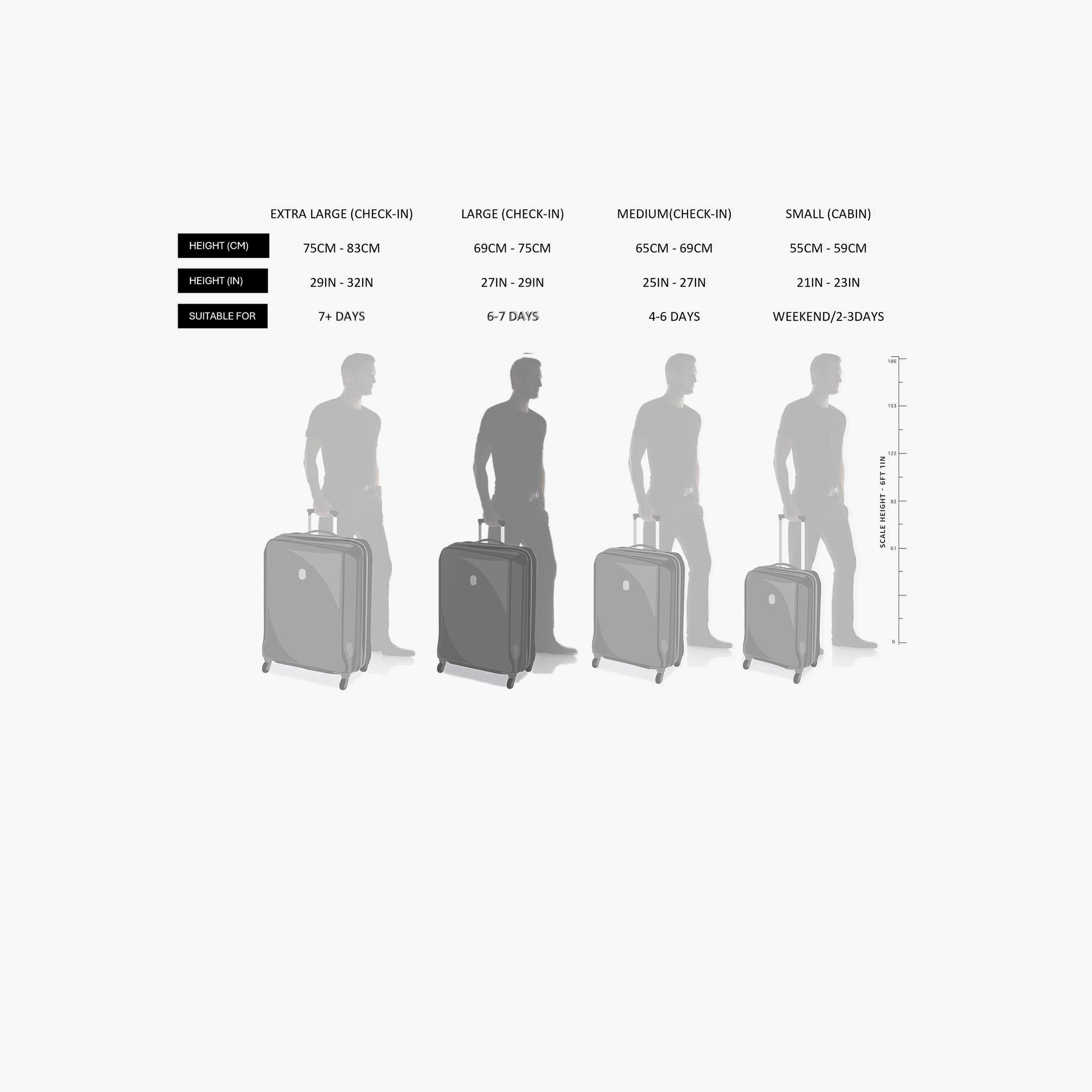 Senator A1012 74 CM Large Check-in ABS Hardcase 4-Wheeler Spinner Trolley Bag with TSA Lock | A1012-28-travel-luggagesandbags-luggage-image-5