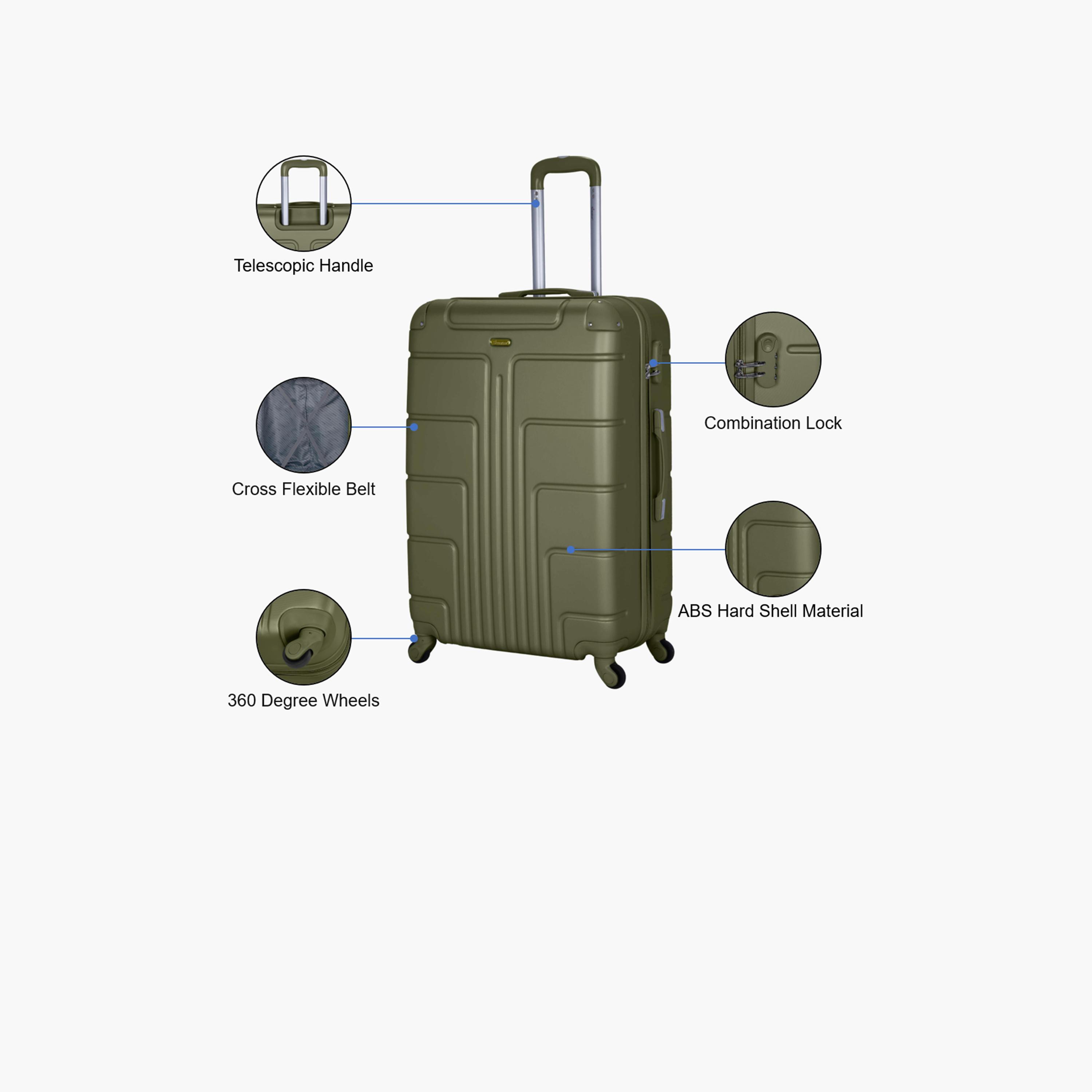Senator A1012 81 CM Extra Large Check-in ABS Hardcase 4-Wheeler Spinner Trolley Bag with TSA Lock | A1012-32-travel-luggagesandbags-luggage-image-3