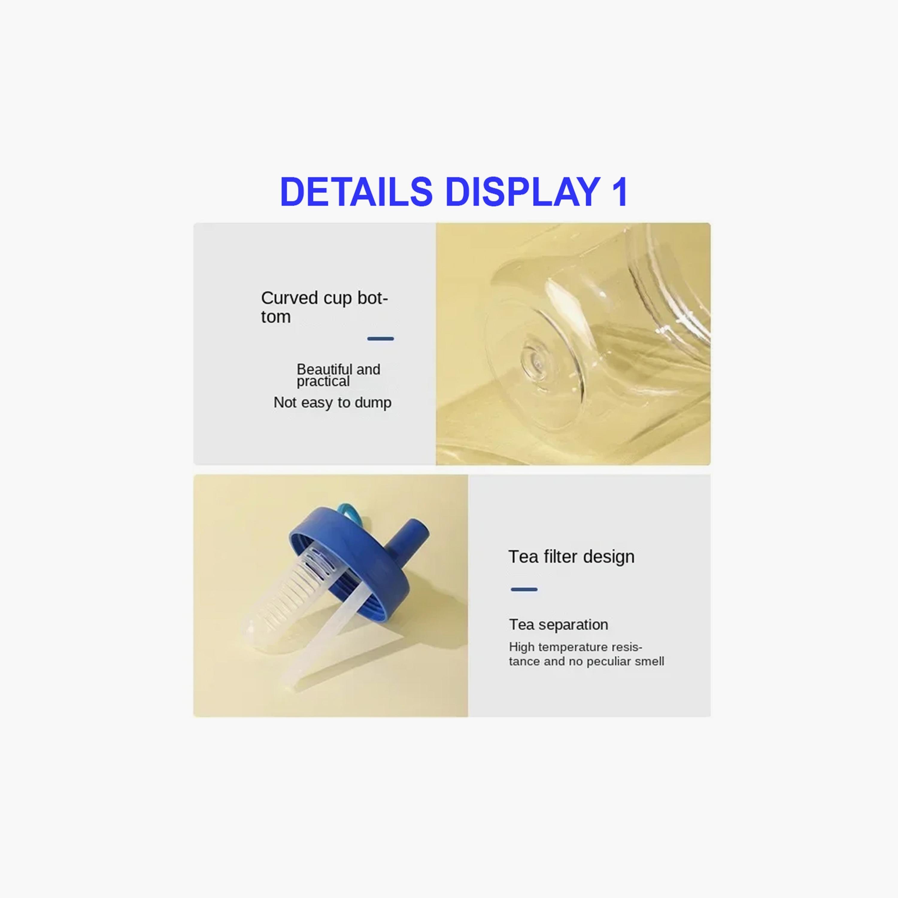 Star Babies BFA Free Printed Sipper Water Bottle with Handing Strap - 550 ml-school-waterbottles-image-5