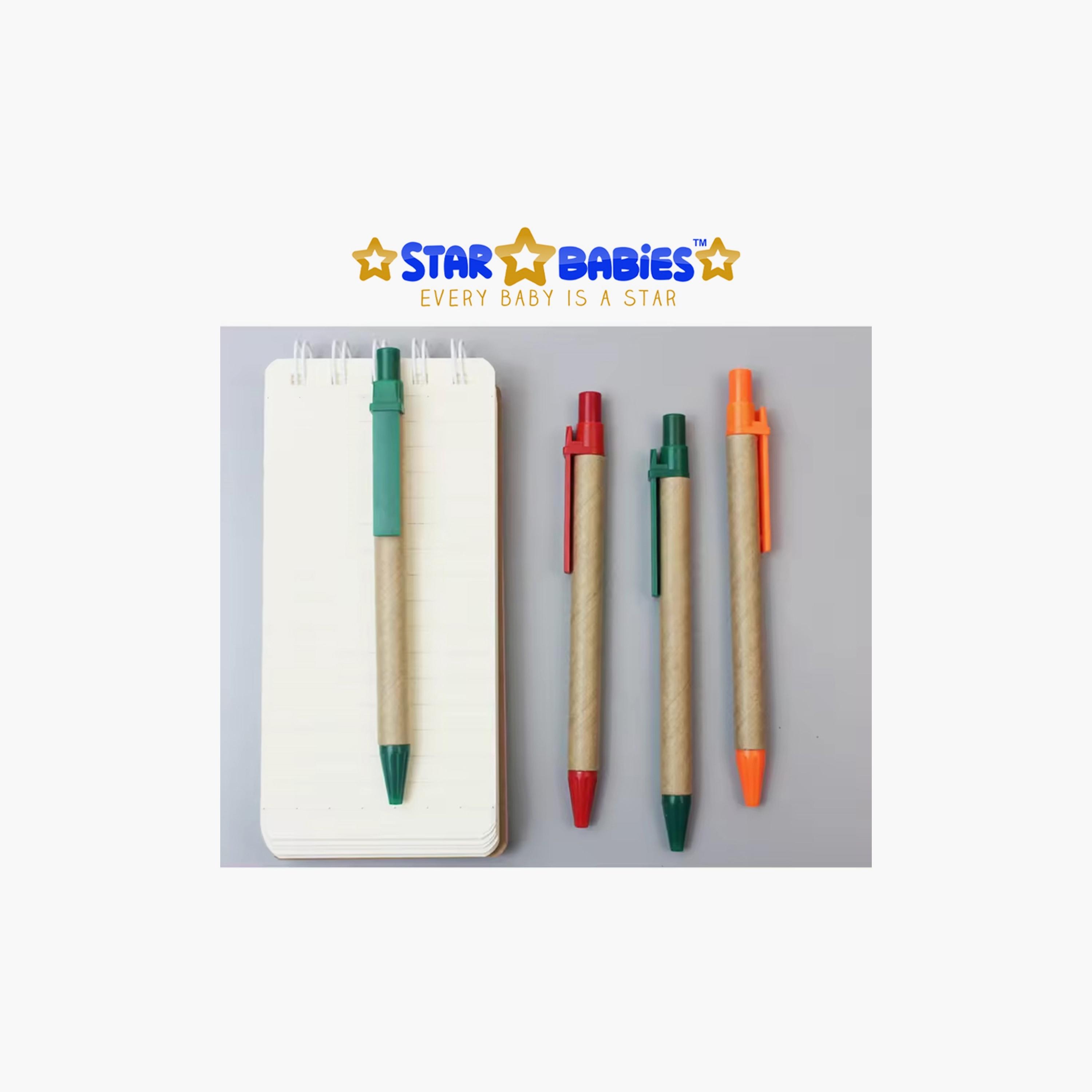 Star Babies Pack of 5 Eco Friendly Pens Set-school-stationery-pensandpencils-image-3