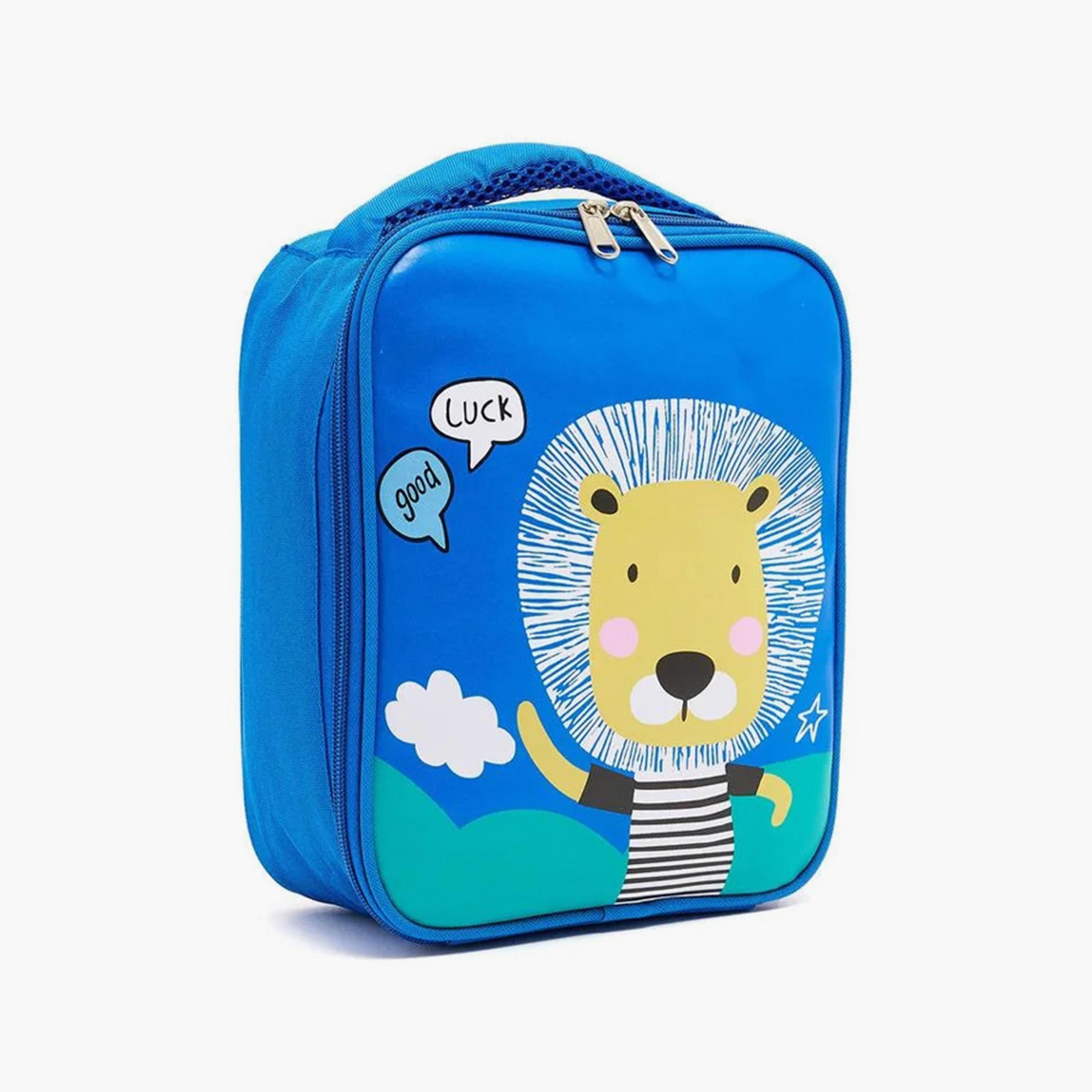 Star Babies Lion Printed Lunch Bag-school-lunchessentials-lunchbags-image-1