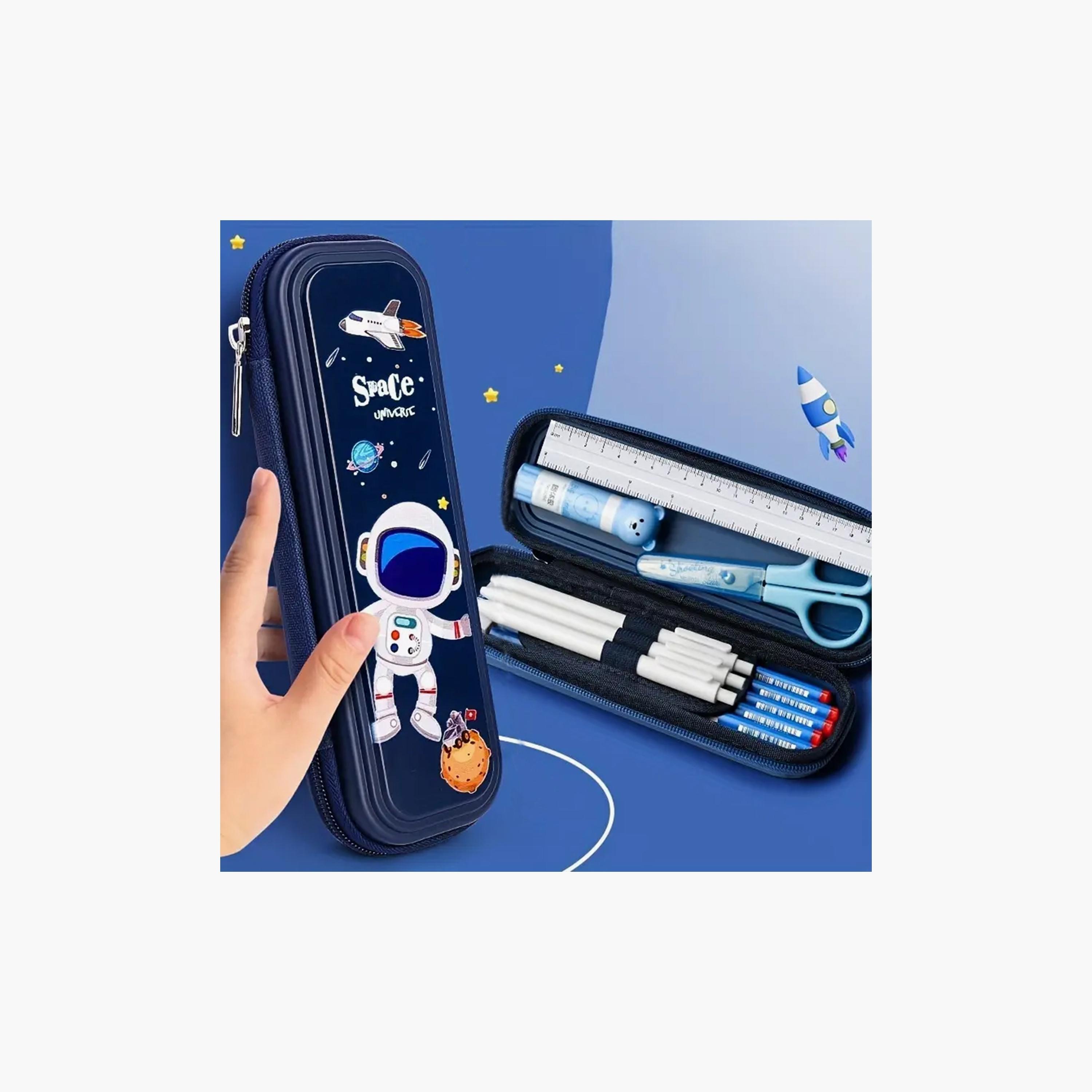 Star Babies Multi Compartment Pencil Case - Astronaut - Blue-school-stationery-pencilcases-image-3