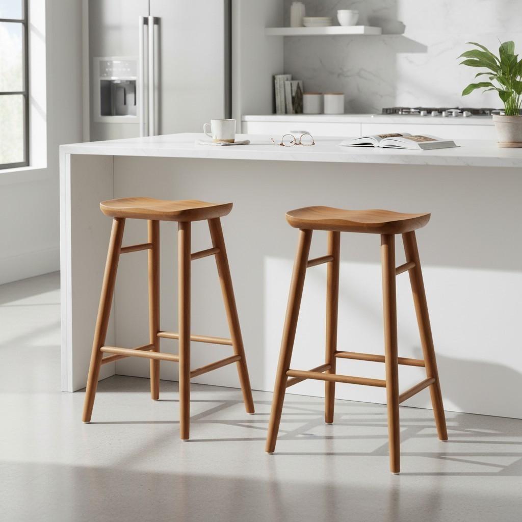 The 8 Senses Living Farmhouse Bar Stool