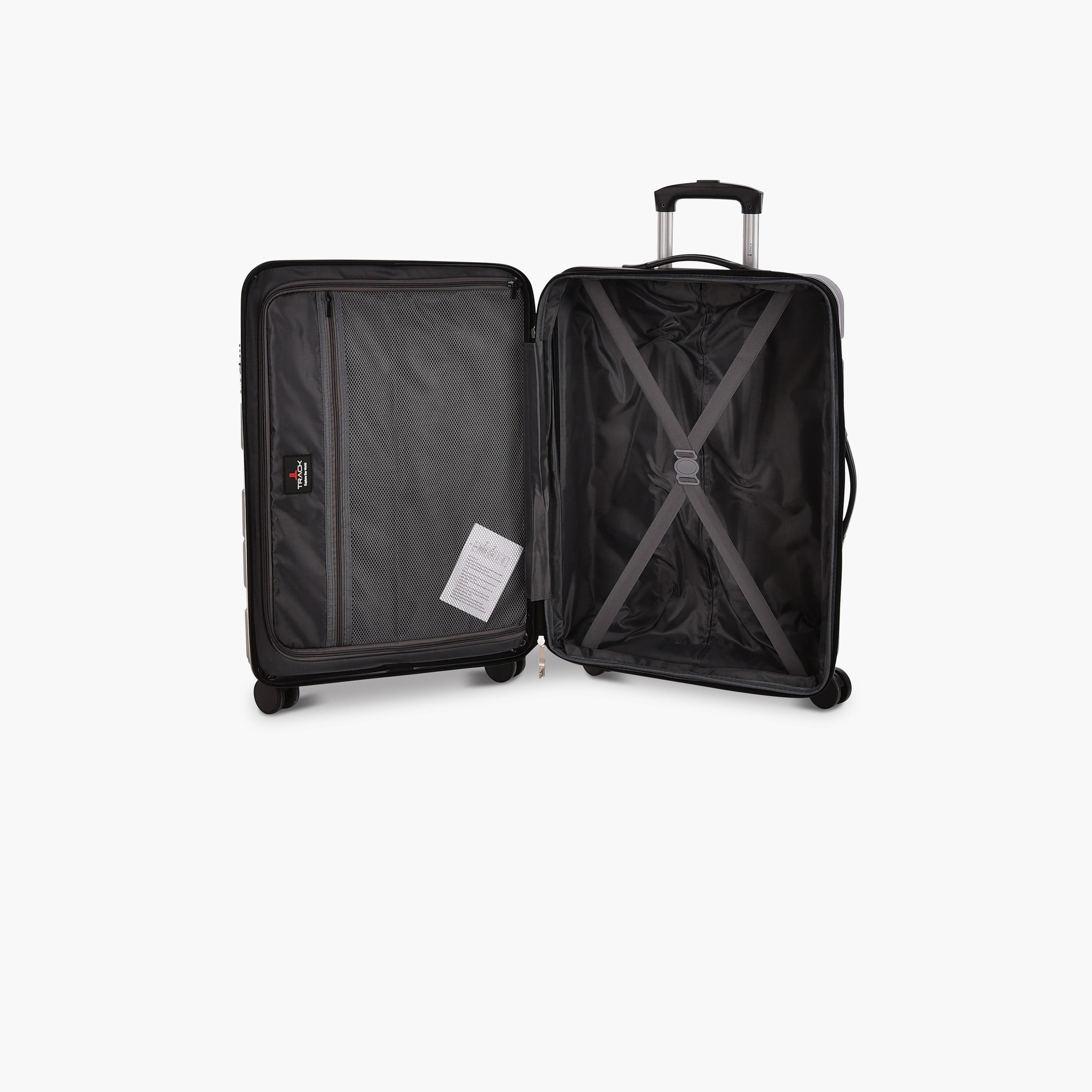 Track Set of 3 ABS Hardcase 4-Wheeler Spinner Trolley Bag with Combination Lock | 100/3P-travel-luggagesandbags-luggage-image-9