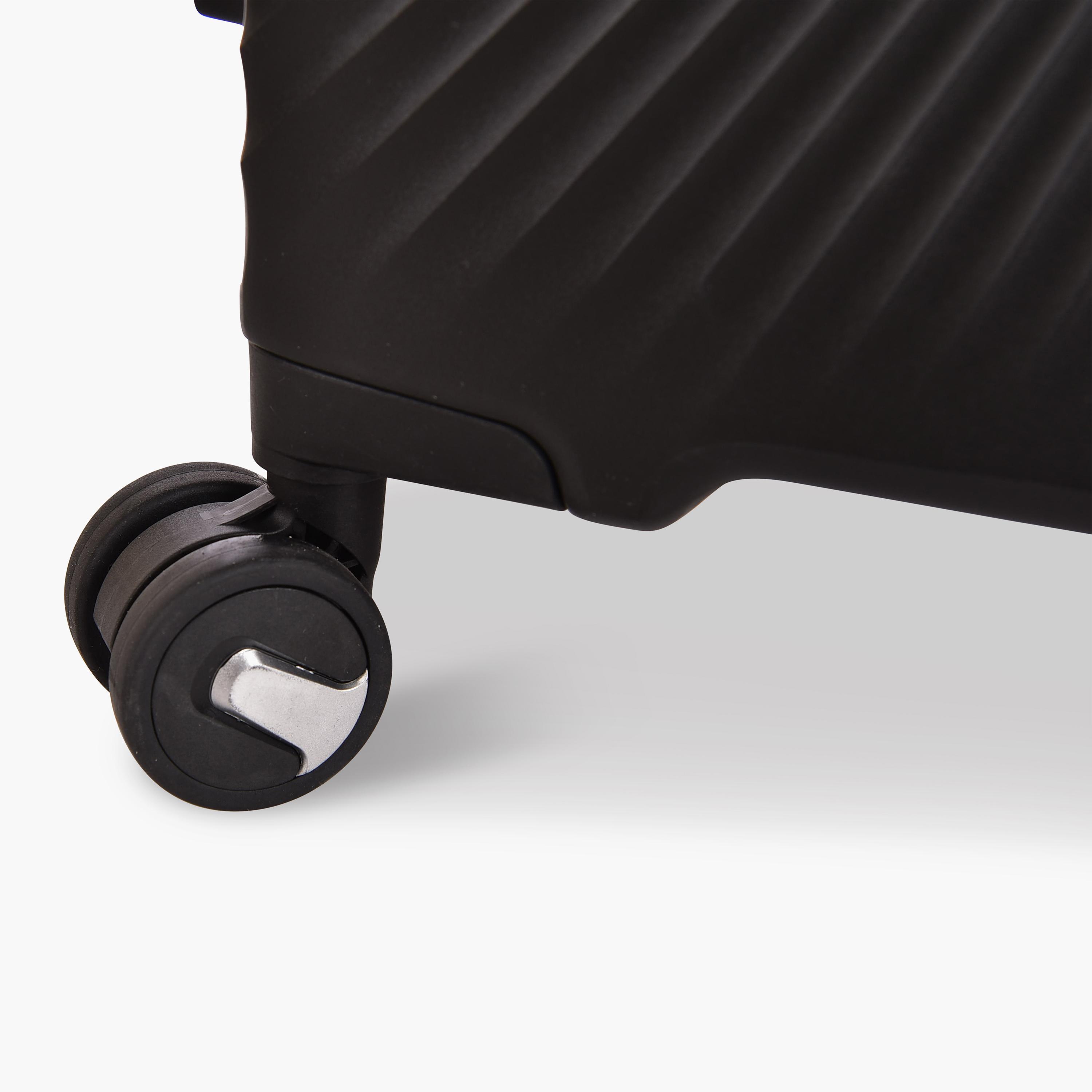 New Travel Set of 3 Polypropylene Hardcase 4-Wheeler Spinner Trolley Bag with Combination Lock | 168/3P-travel-luggagesandbags-luggage-image-3