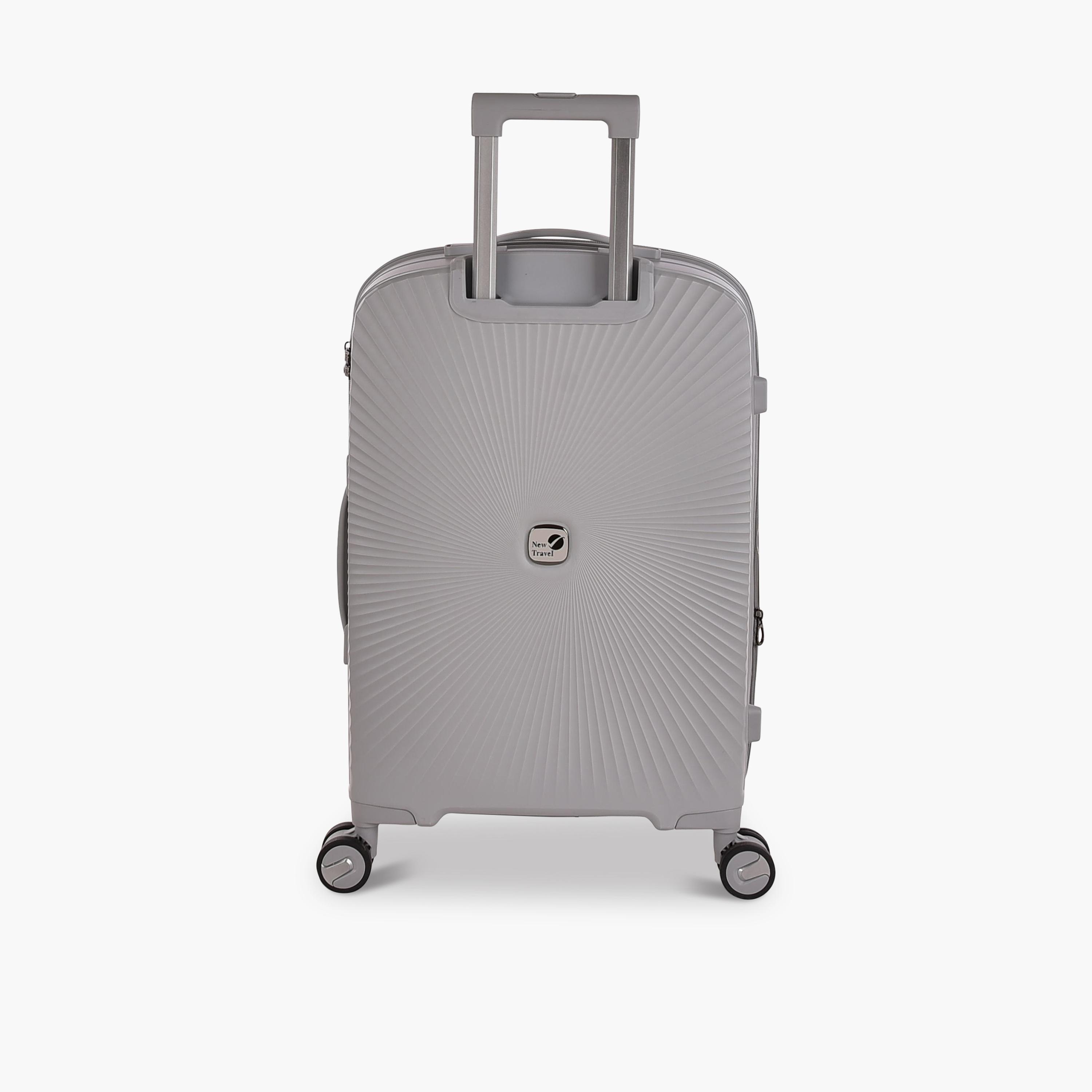 نيو ترافيل- طقم شنط سفر 3 شنط بولي بروبيلين بأربع عجلات دوارة مع قفل مركب | 168/3p-travel-luggagesandbags-luggage-image-12