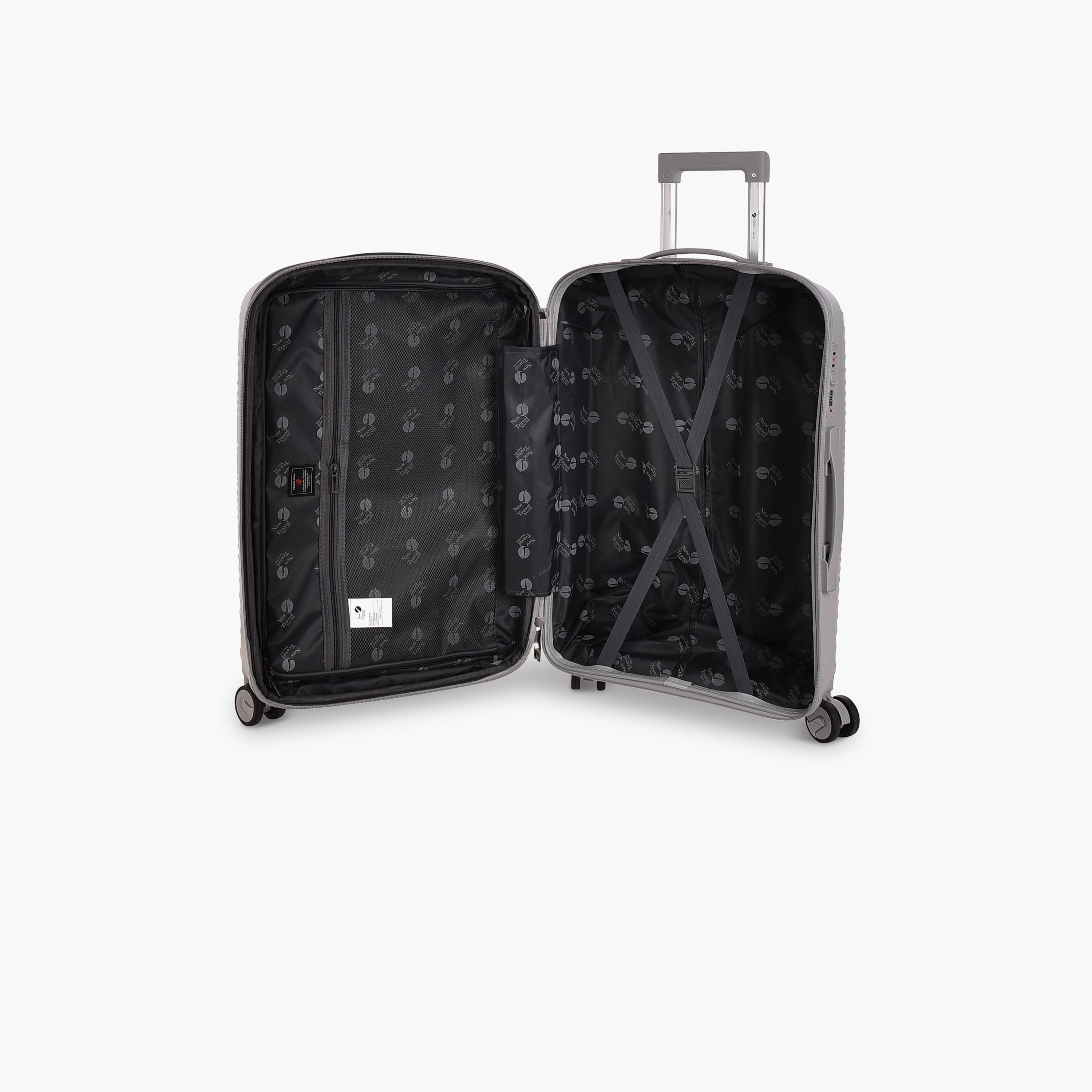 نيو ترافيل- طقم شنط سفر 3 شنط بولي بروبيلين بأربع عجلات دوارة مع قفل مركب | 168/3p-travel-luggagesandbags-luggage-image-9
