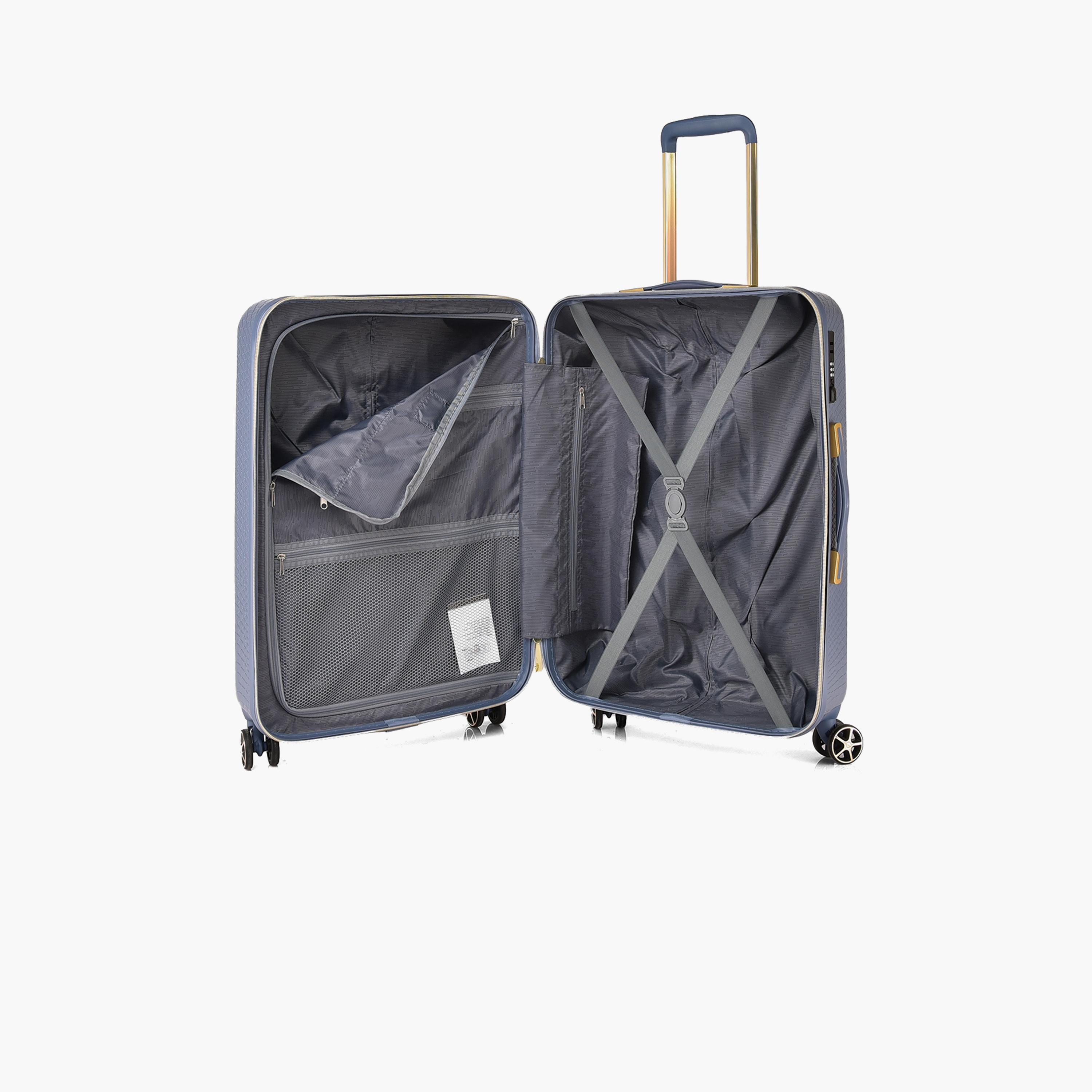 Track Set of 4 ABS Hardcase 4-Wheeler Spinner Trolley Bag with Combination Lock | 2412/4P-travel-luggagesandbags-luggage-image-9