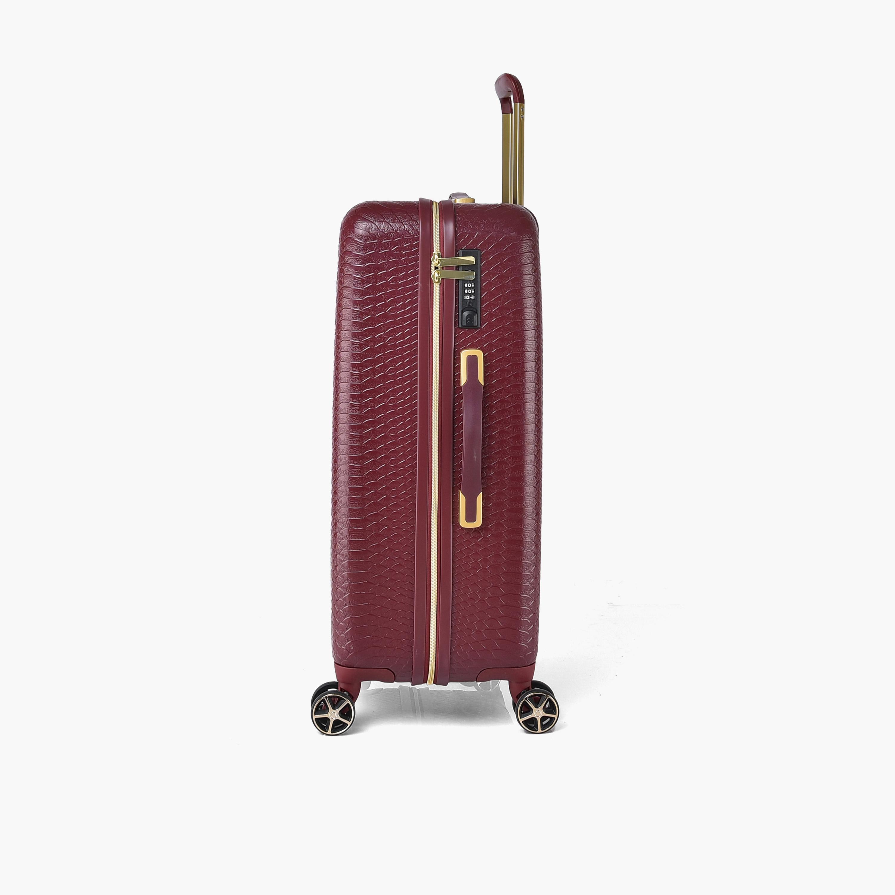 Track Set of 4 ABS Hardcase 4-Wheeler Spinner Trolley Bag with Combination Lock | 2412/4P-travel-luggagesandbags-luggage-image-10