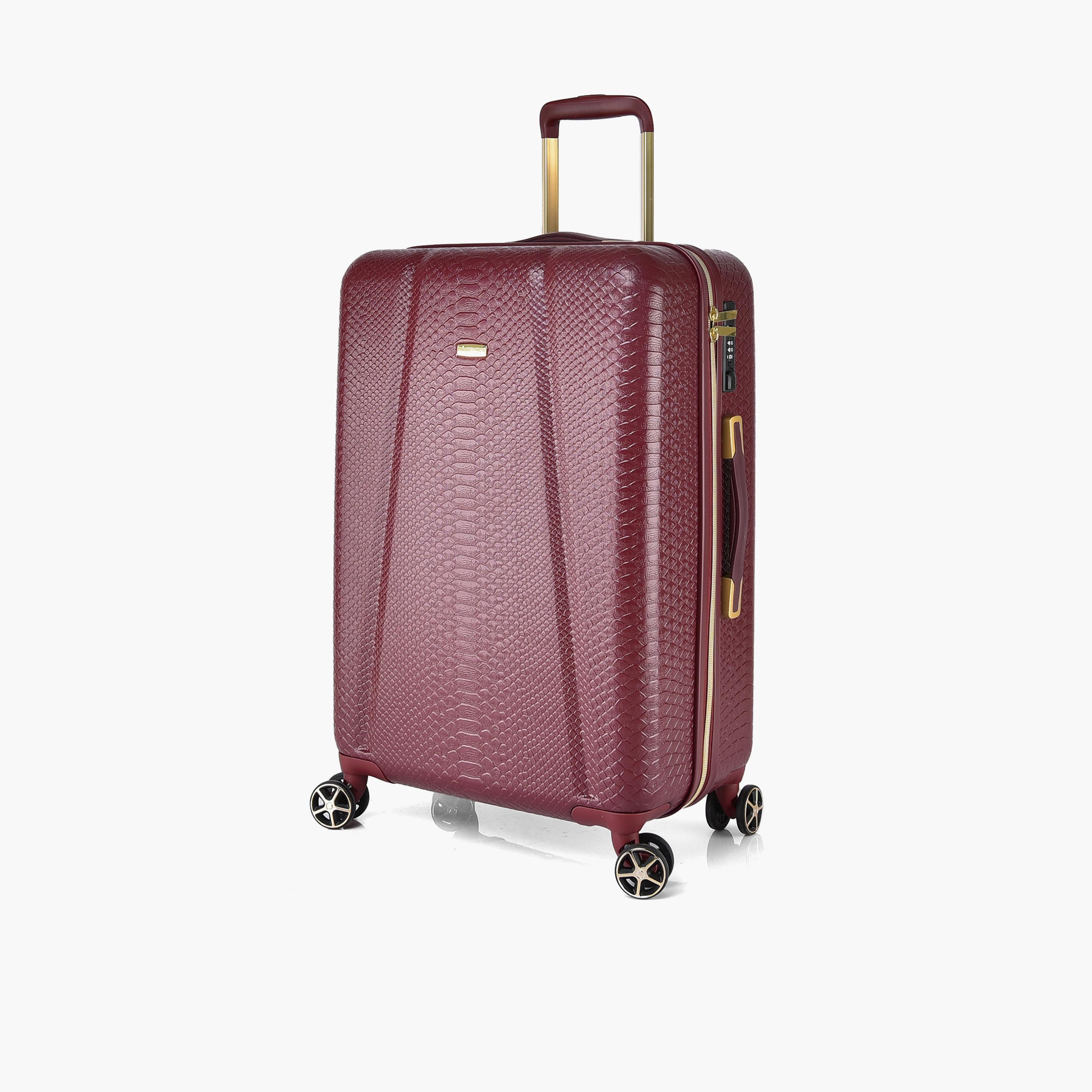 Track Set of 4 ABS Hardcase 4-Wheeler Spinner Trolley Bag with Combination Lock | 2412/4P-travel-luggagesandbags-luggage-image-8