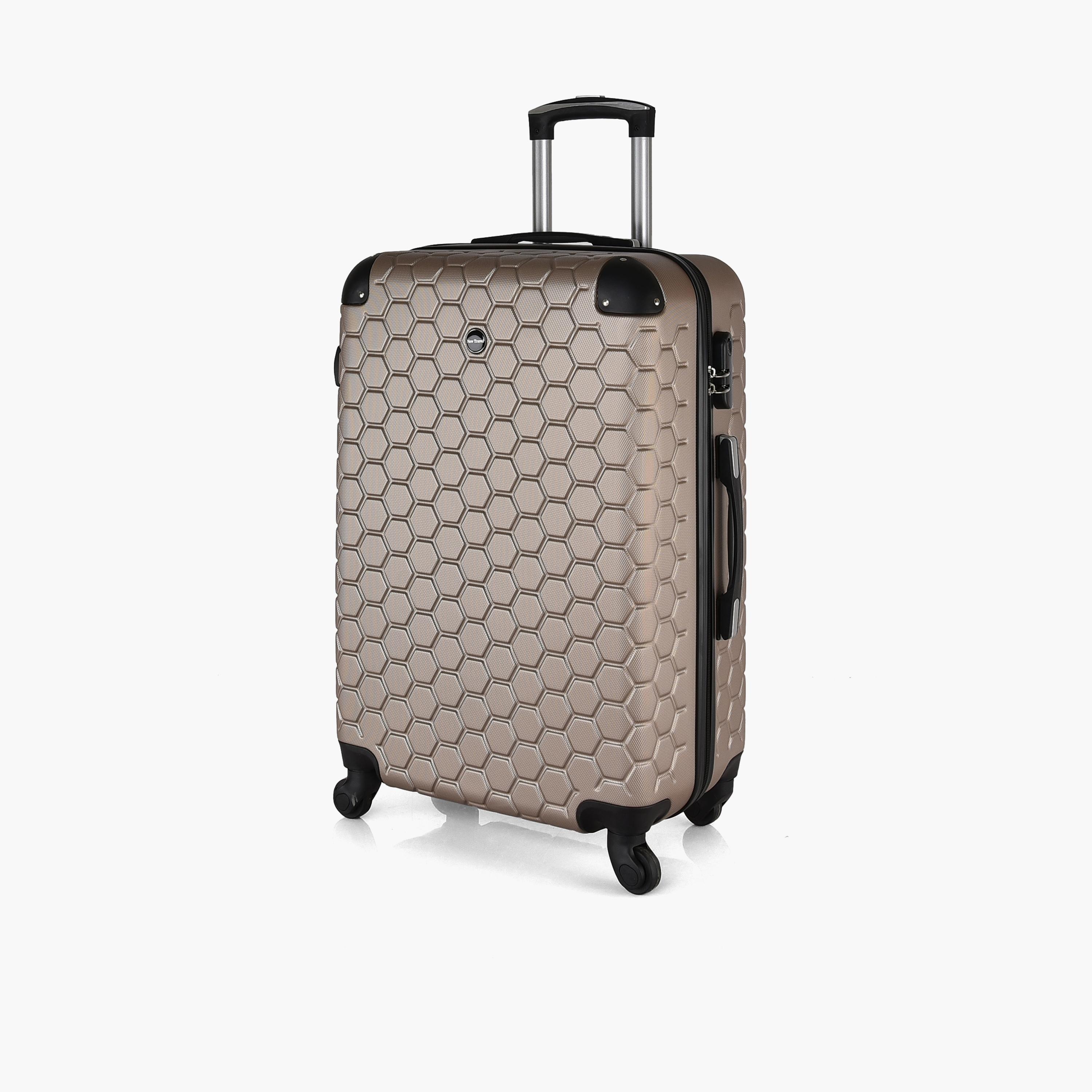 New Travel Set of 4 ABS Hardcase 4-Wheeler Spinner Trolley Bag with Combination Lock | 852/4P-travel-luggagesandbags-luggage-image-7