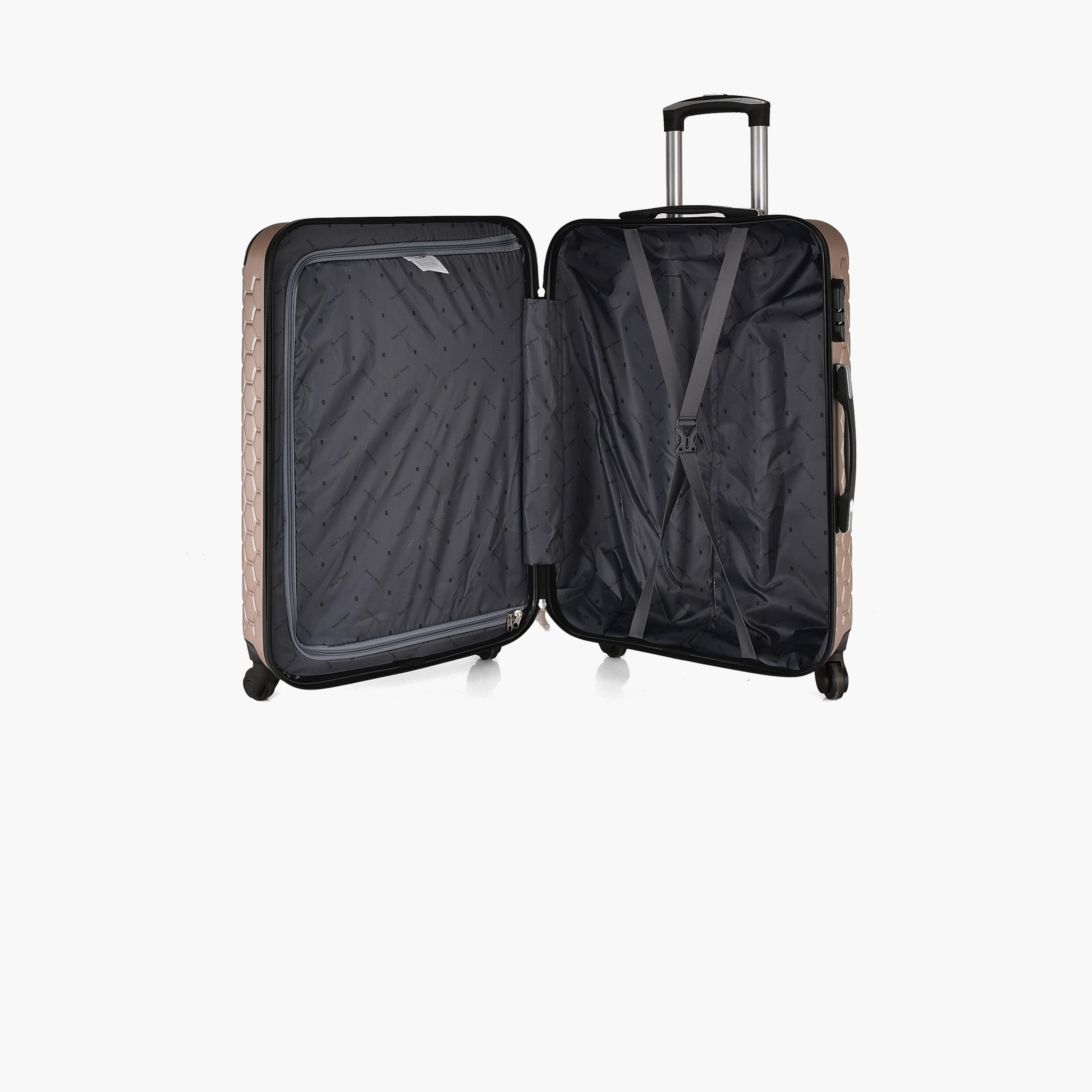New Travel Set of 4 ABS Hardcase 4-Wheeler Spinner Trolley Bag with Combination Lock | 852/4P-travel-luggagesandbags-luggage-image-8