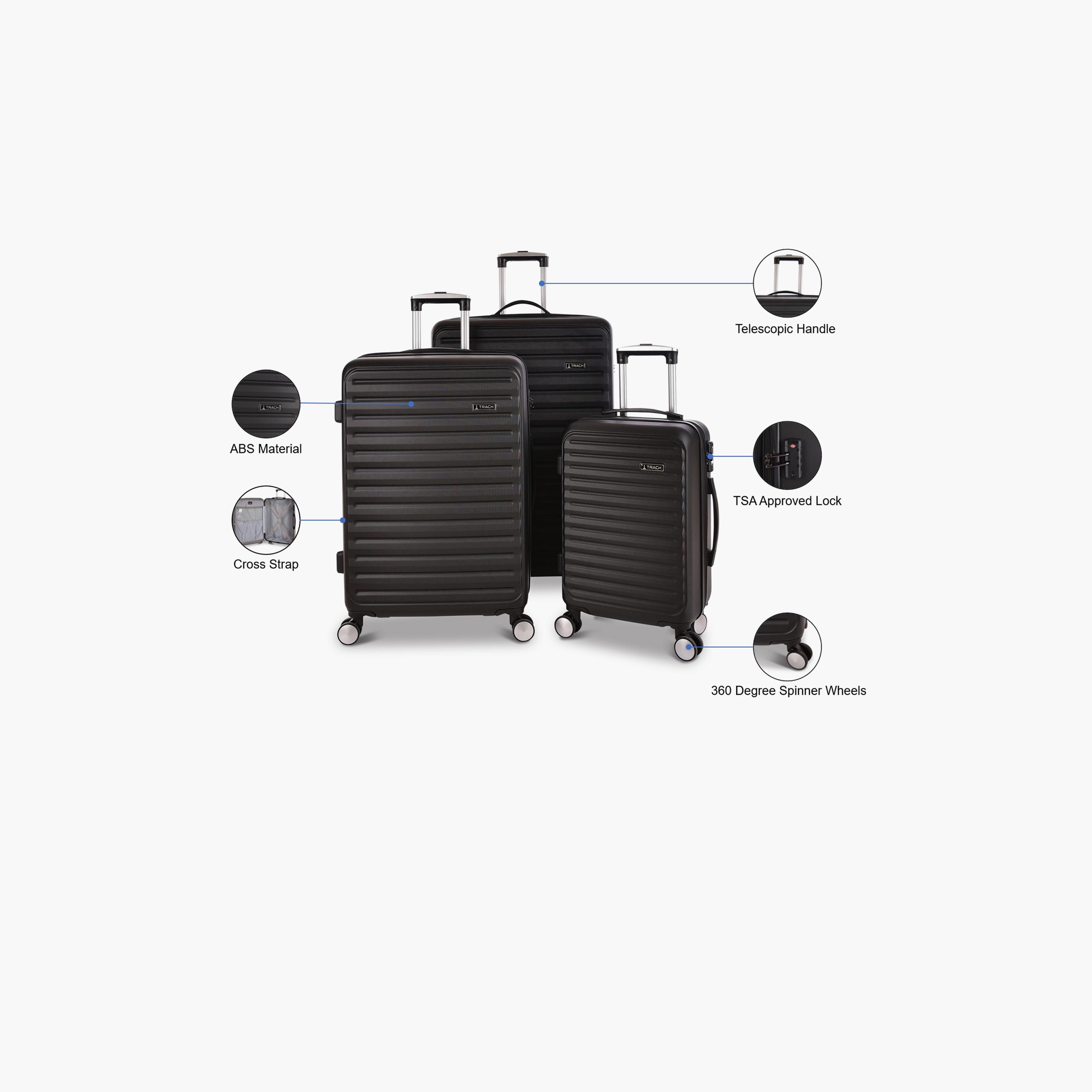 Track Set of 3 ABS Hardcase 4-Wheeler Spinner Trolley Bag with TSA Lock | 9016/3P-travel-luggagesandbags-luggage-image-5