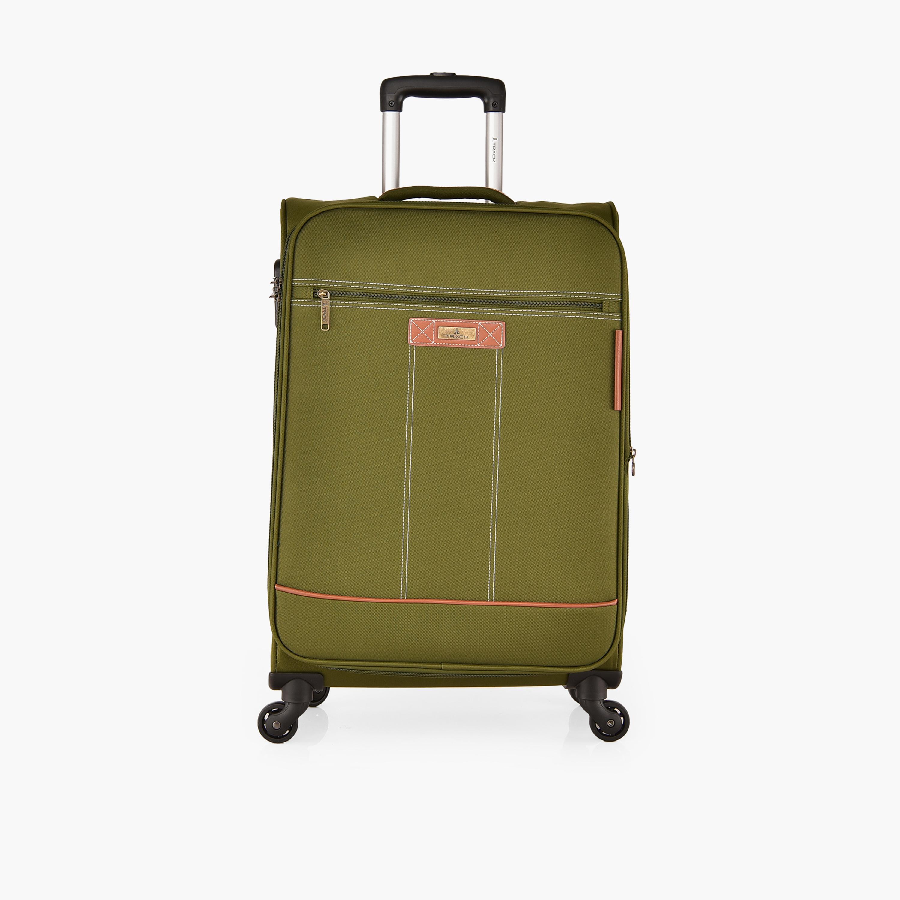 Track Set of 3 Textile Softcase 4-Wheeler Spinner Trolley Bag with Combination Lock | AL006/3P-travel-luggagesandbags-luggage-image-7
