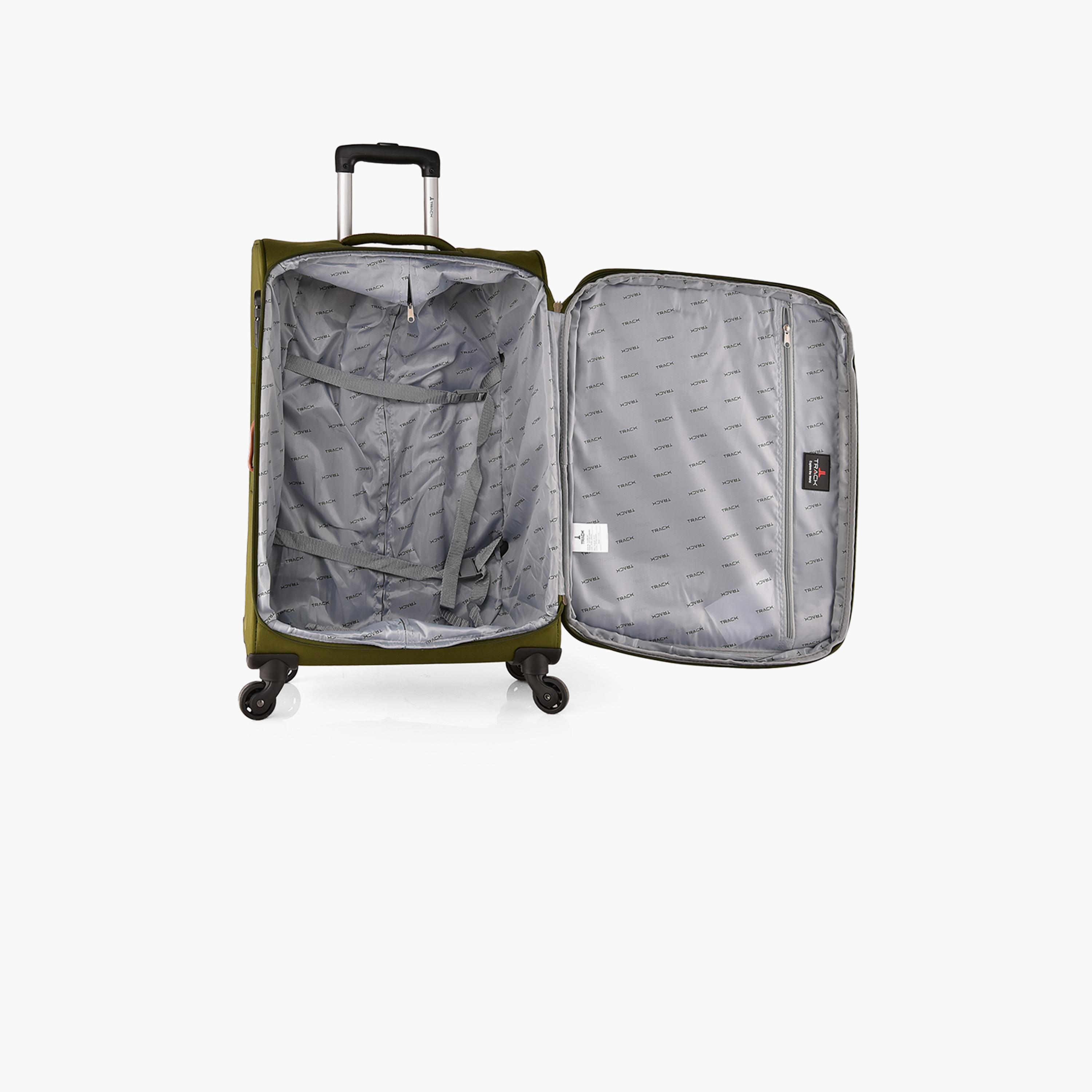 Track Set of 3 Textile Softcase 4-Wheeler Spinner Trolley Bag with Combination Lock | AL006/3P-travel-luggagesandbags-luggage-image-8
