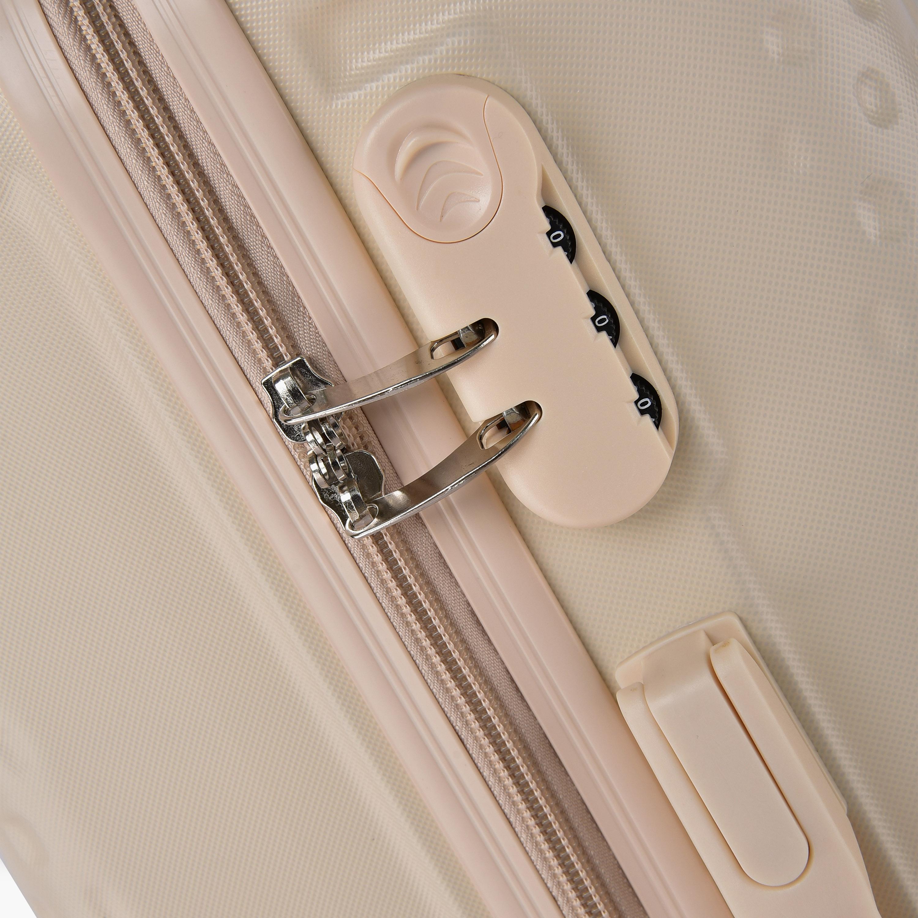 New Travel Set of 5 ABS Hardcase 4-Wheeler Spinner Trolley Bag with Combination Lock | CS005/5P-travel-luggagesandbags-luggage-image-2