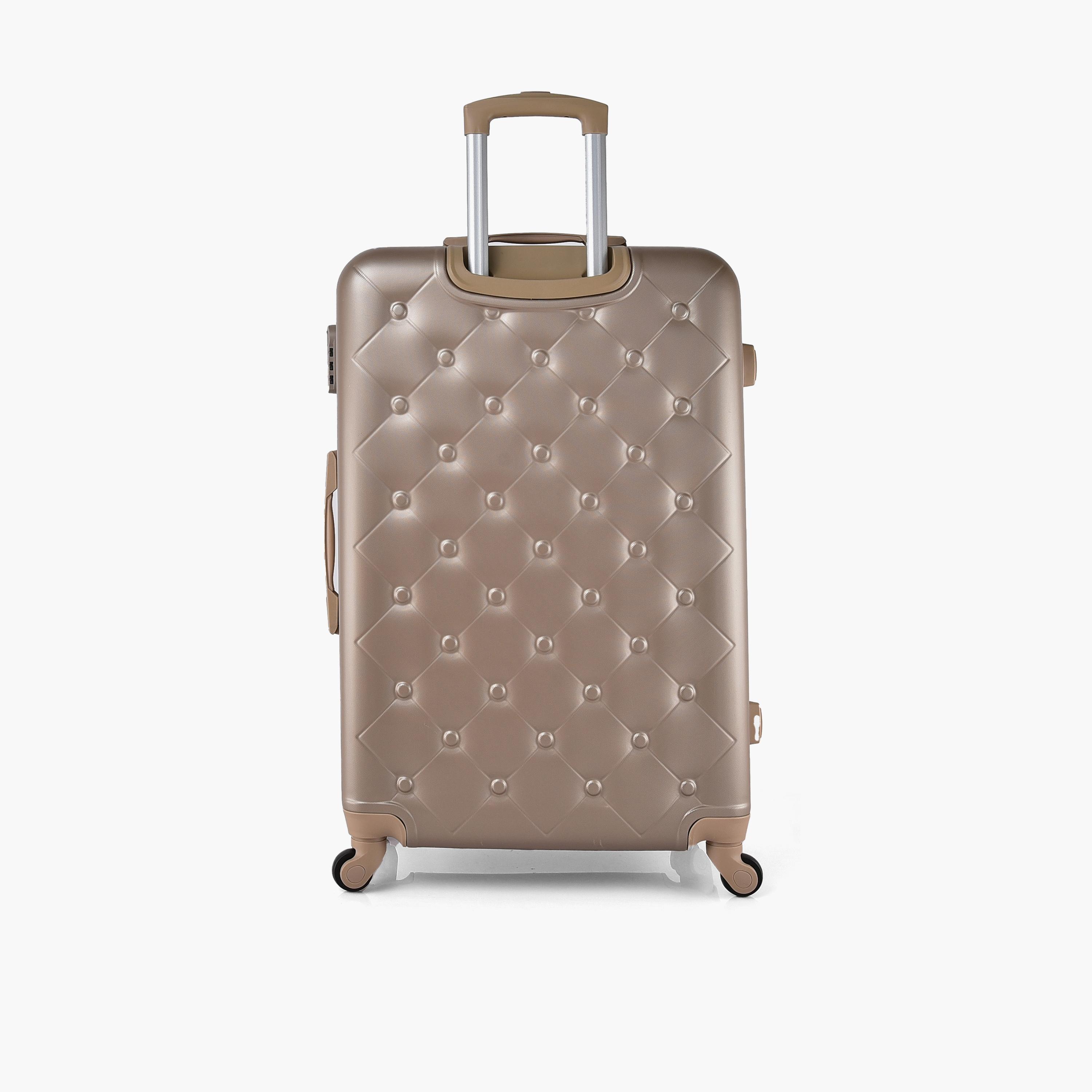 New Travel Set of 6 ABS Hardcase 4-Wheeler Spinner Trolley Bag with Combination Lock | CS007/6P-travel-luggagesandbags-luggage-image-2
