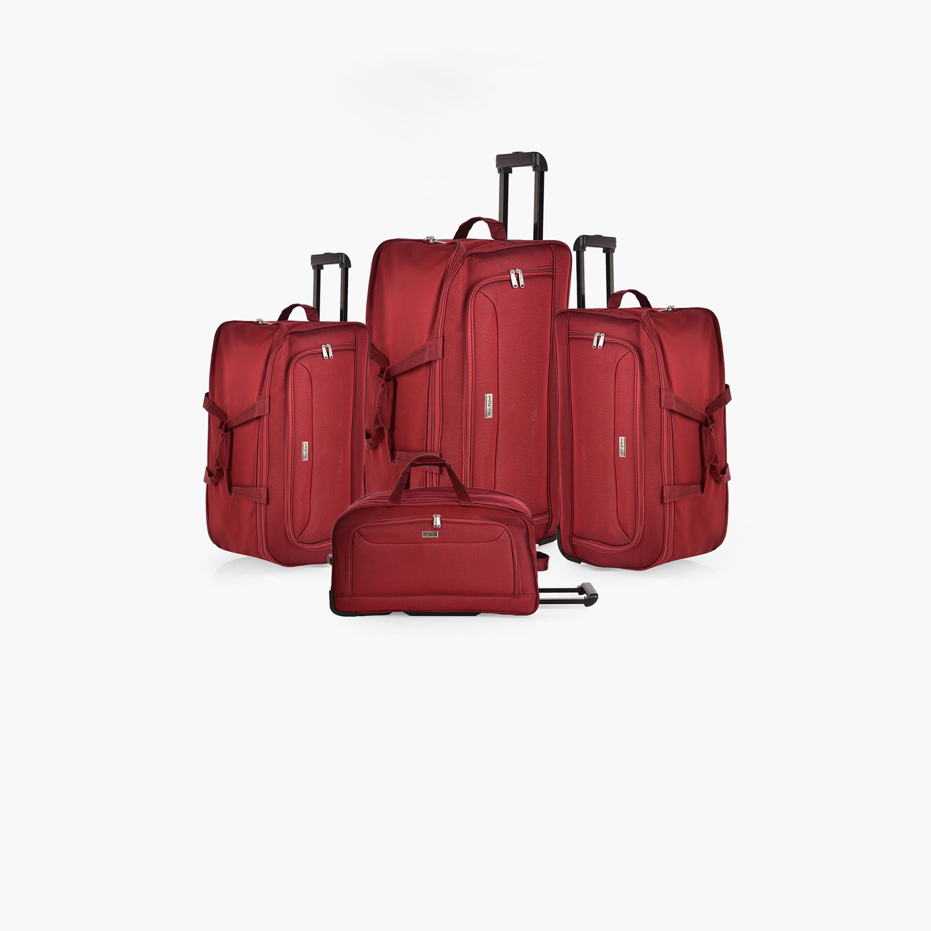 New Travel Set of 4 Textile Softcase 2-Wheeler Spinner Luggage | DF01/4P-travel-luggagesandbags-luggage-image-1
