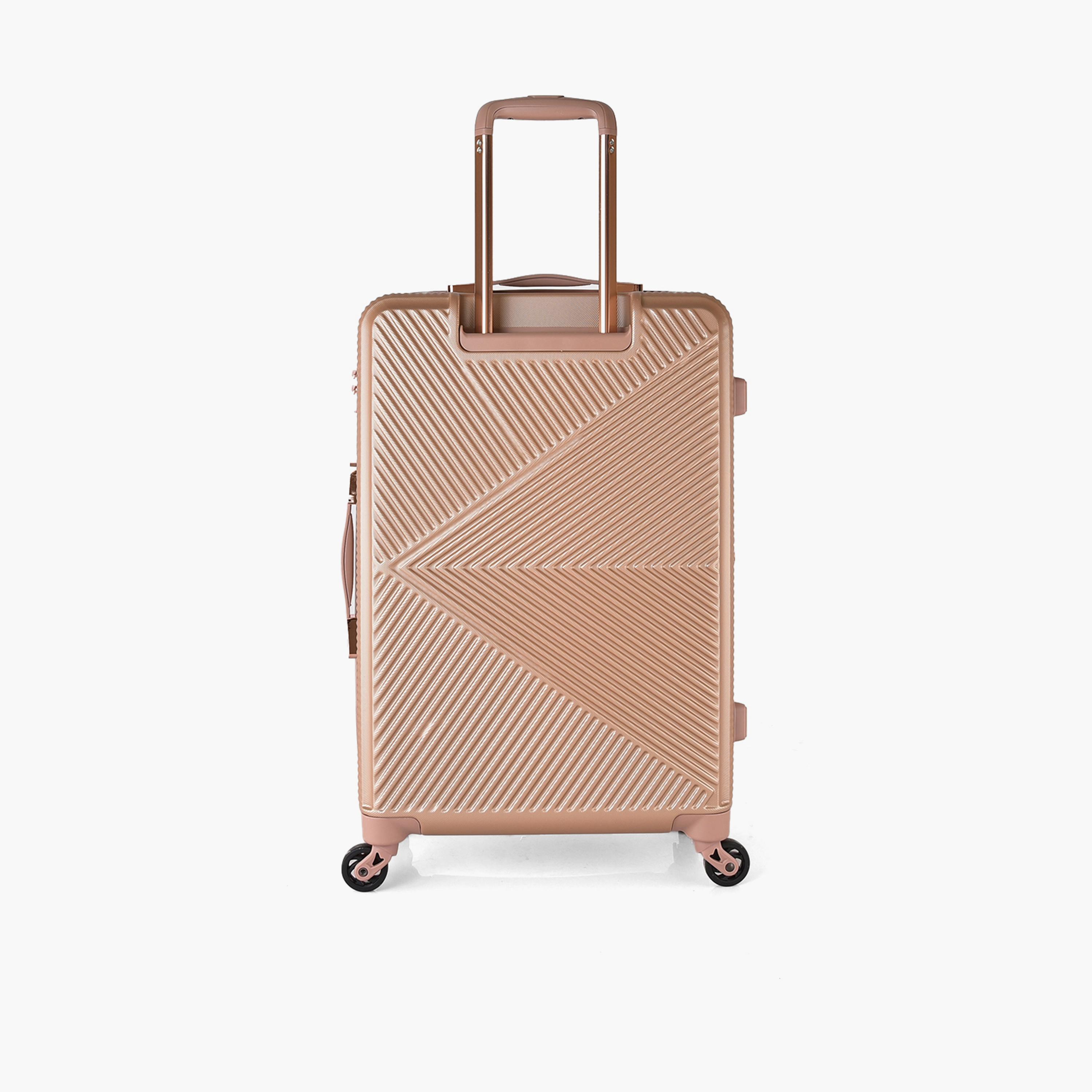 Track Set of 3 ABS Hardcase 4-Wheeler Spinner Trolley Bag with Combination Lock | HK204/3P-travel-luggagesandbags-luggage-image-11
