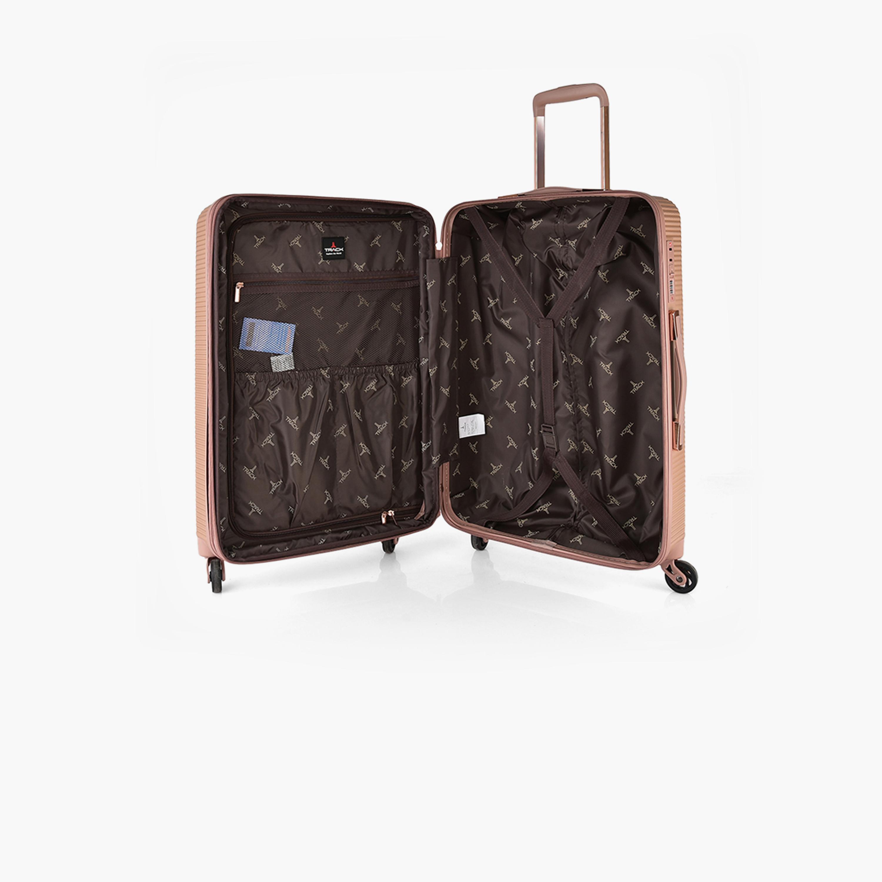 Track Set of 3 ABS Hardcase 4-Wheeler Spinner Trolley Bag with Combination Lock | HK204/3P-travel-luggagesandbags-luggage-image-8