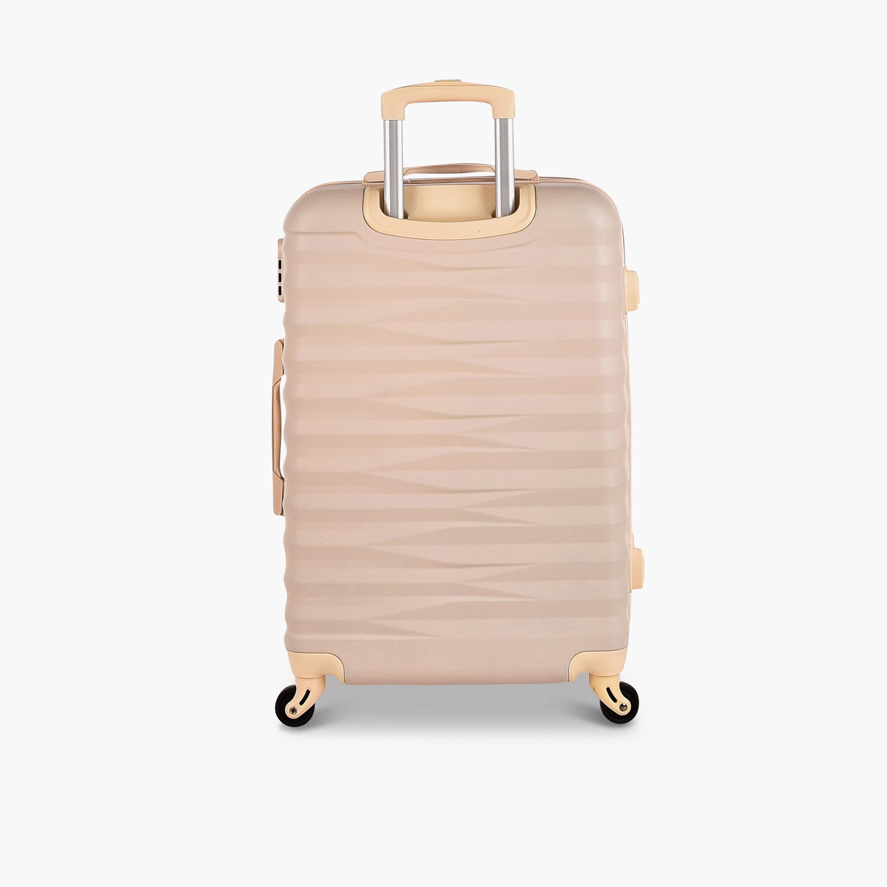 New Travel Set of 6 ABS Hardcase 4-Wheeler Spinner Trolley Bag with Combination Lock | K1910/6P-travel-luggagesandbags-luggage-image-2