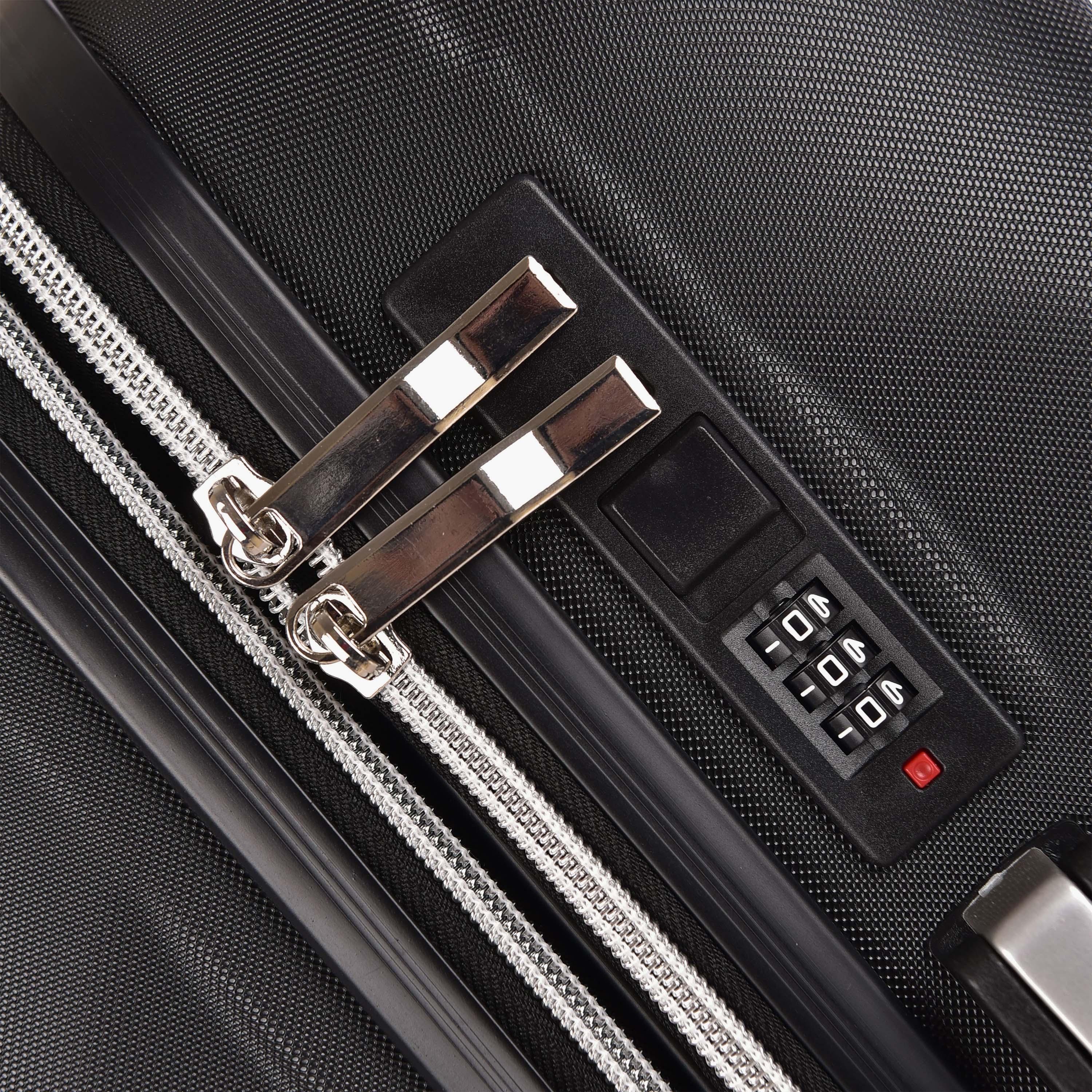 New Travel Set of 3 ABS Hardcase 4-Wheeler Spinner Trolley Bag with Combination Lock | LA430-10/3P-travel-luggagesandbags-luggage-image-11