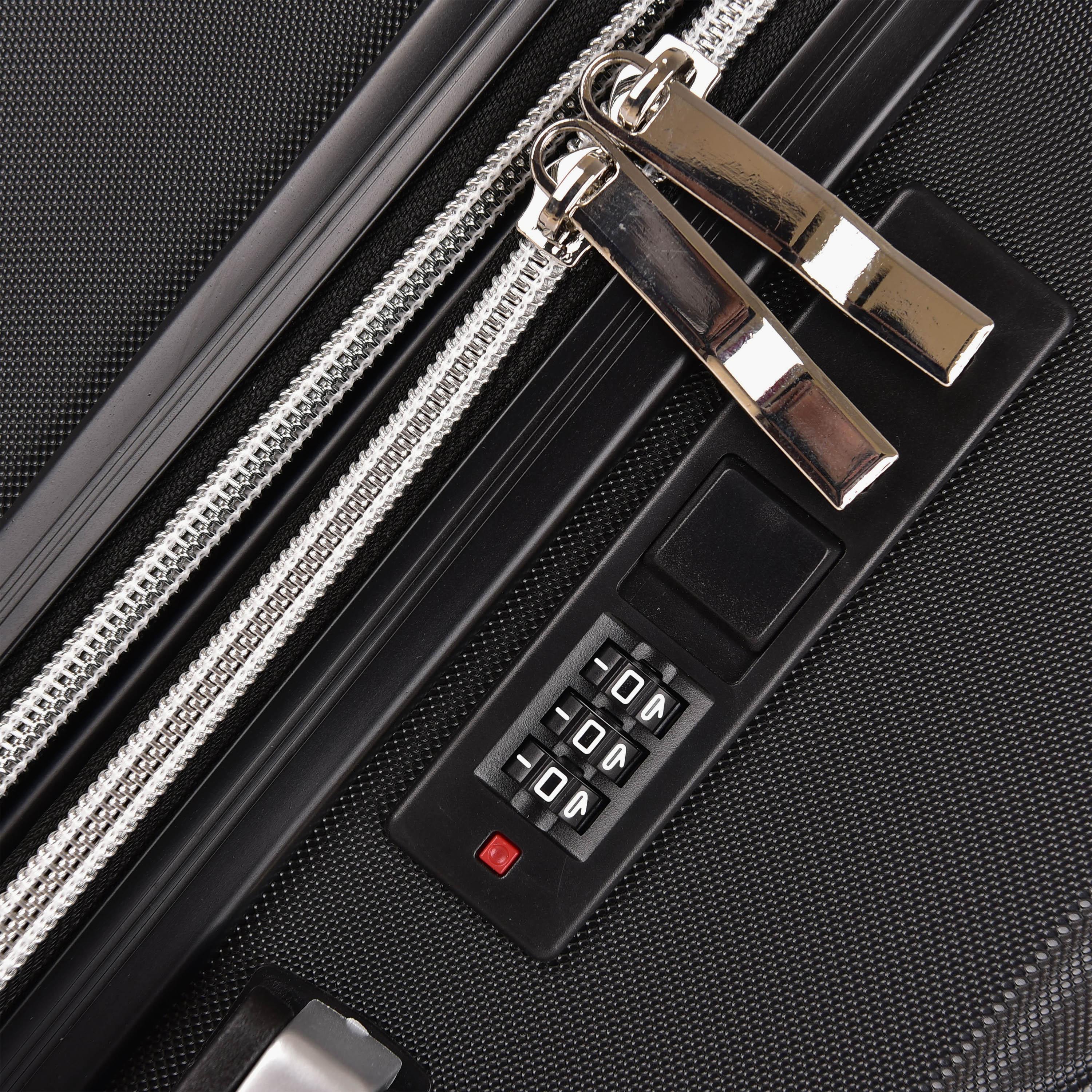 نيو ترافيل- طقم شنط سفر 3 شنط ABS بأربع عجلات دوارة مع قفل مركب | LA430-19/3P-travel-luggagesandbags-luggage-image-11