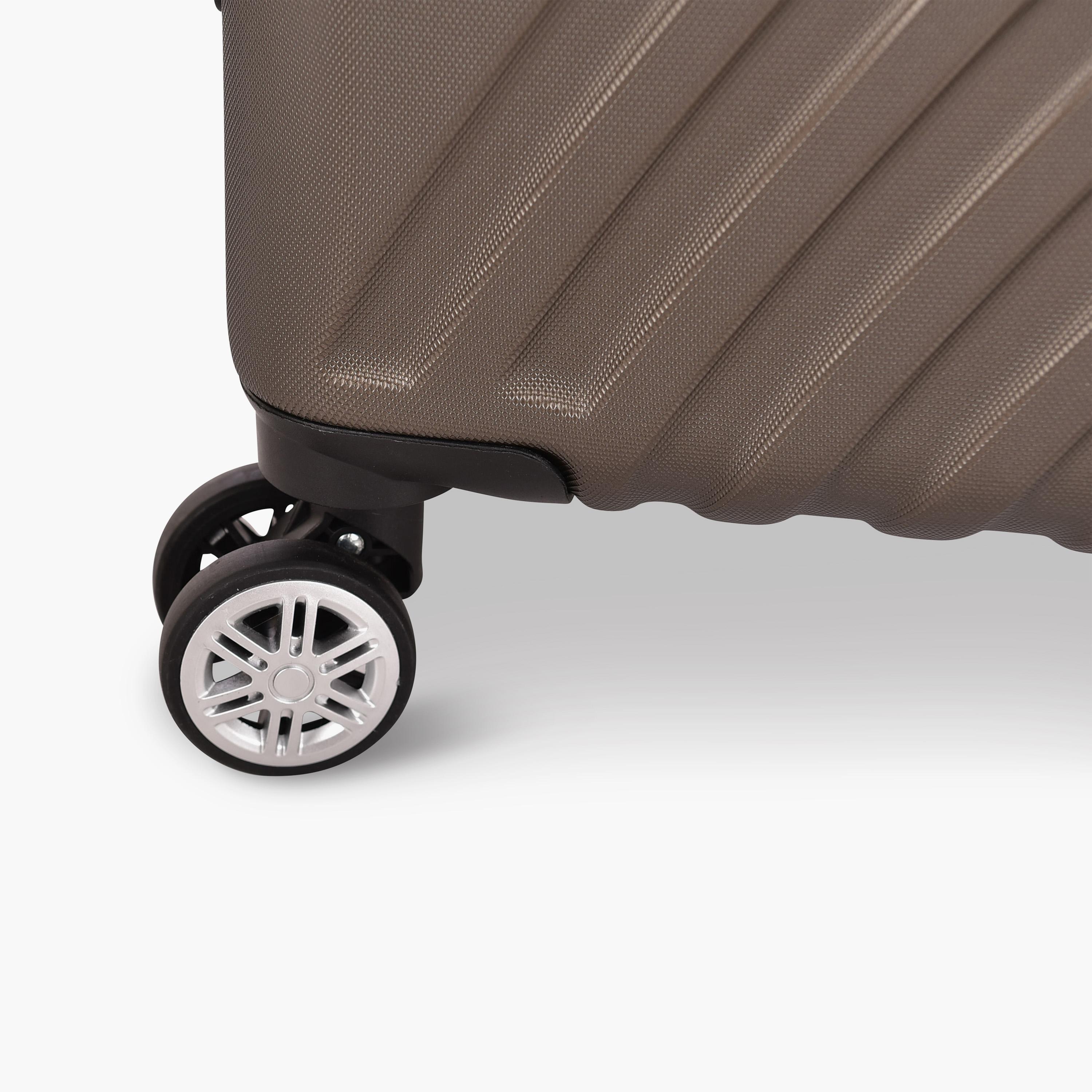 New Travel Set of 3 ABS Hardcase 4-Wheeler Spinner Trolley Bag with Combination Lock | LA430-19/3P-travel-luggagesandbags-luggage-image-3