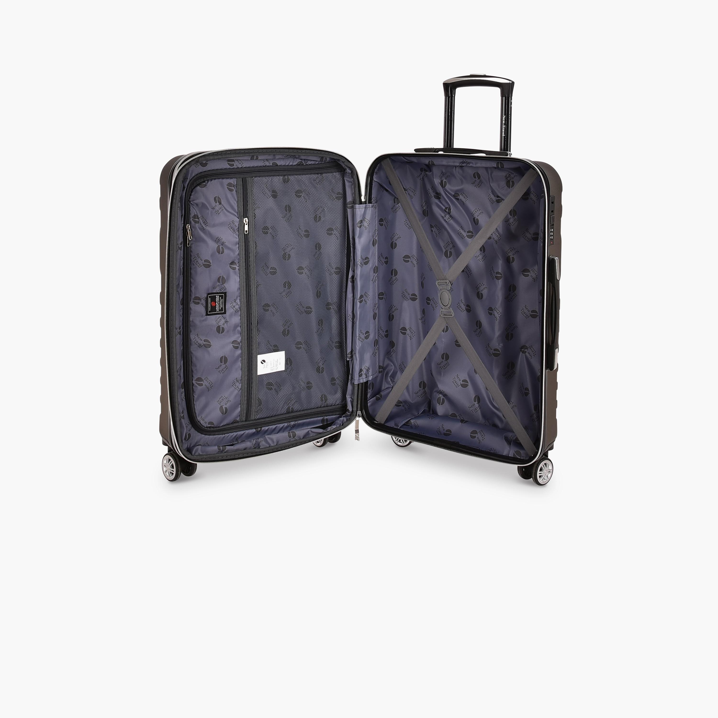 New Travel Set of 3 ABS Hardcase 4-Wheeler Spinner Trolley Bag with Combination Lock | LA430-19/3P-travel-luggagesandbags-luggage-image-9