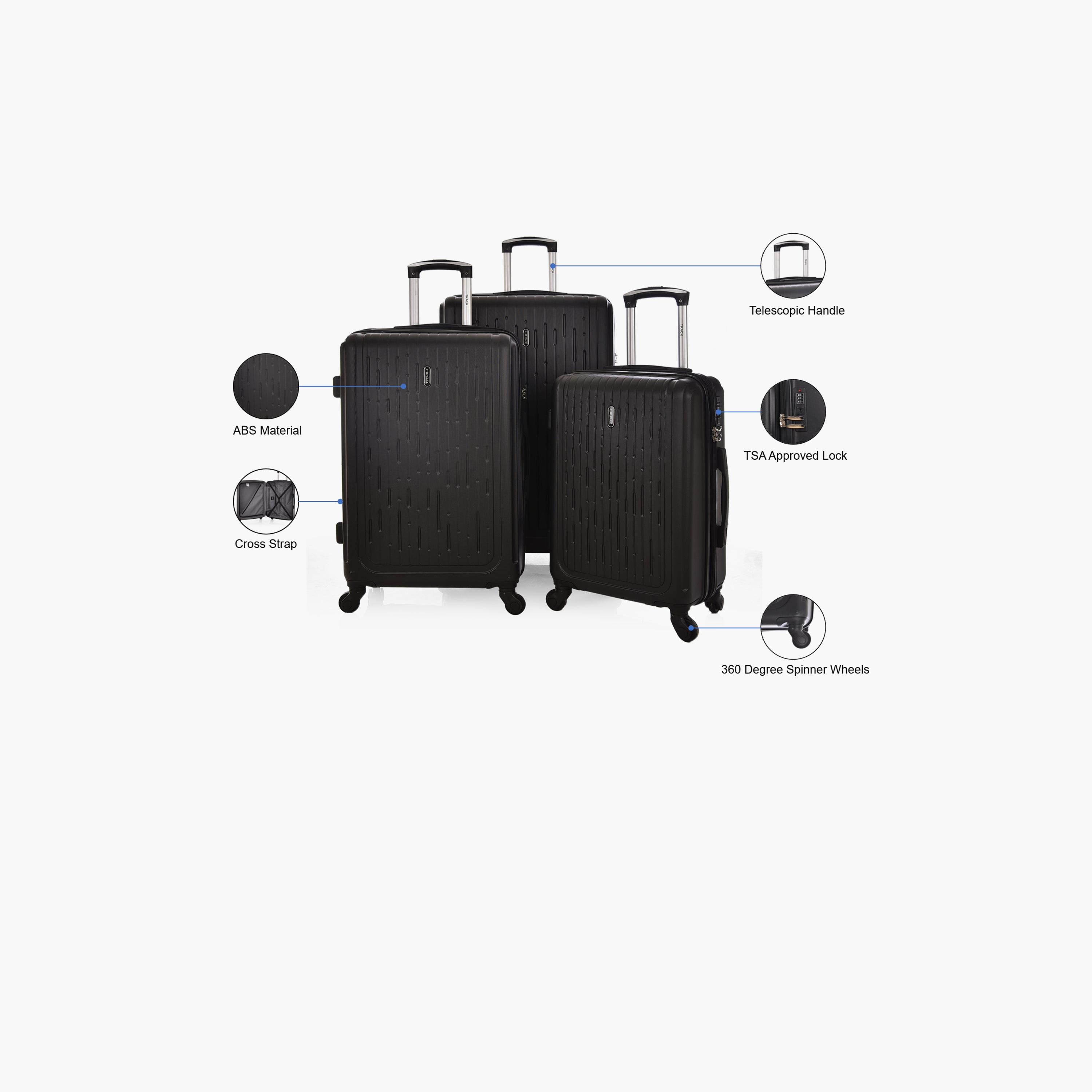 Track Set of 3 ABS Hardcase 4-Wheeler Spinner Trolley Bag with TSA Lock | MHL010/3P-travel-luggagesandbags-luggage-image-5