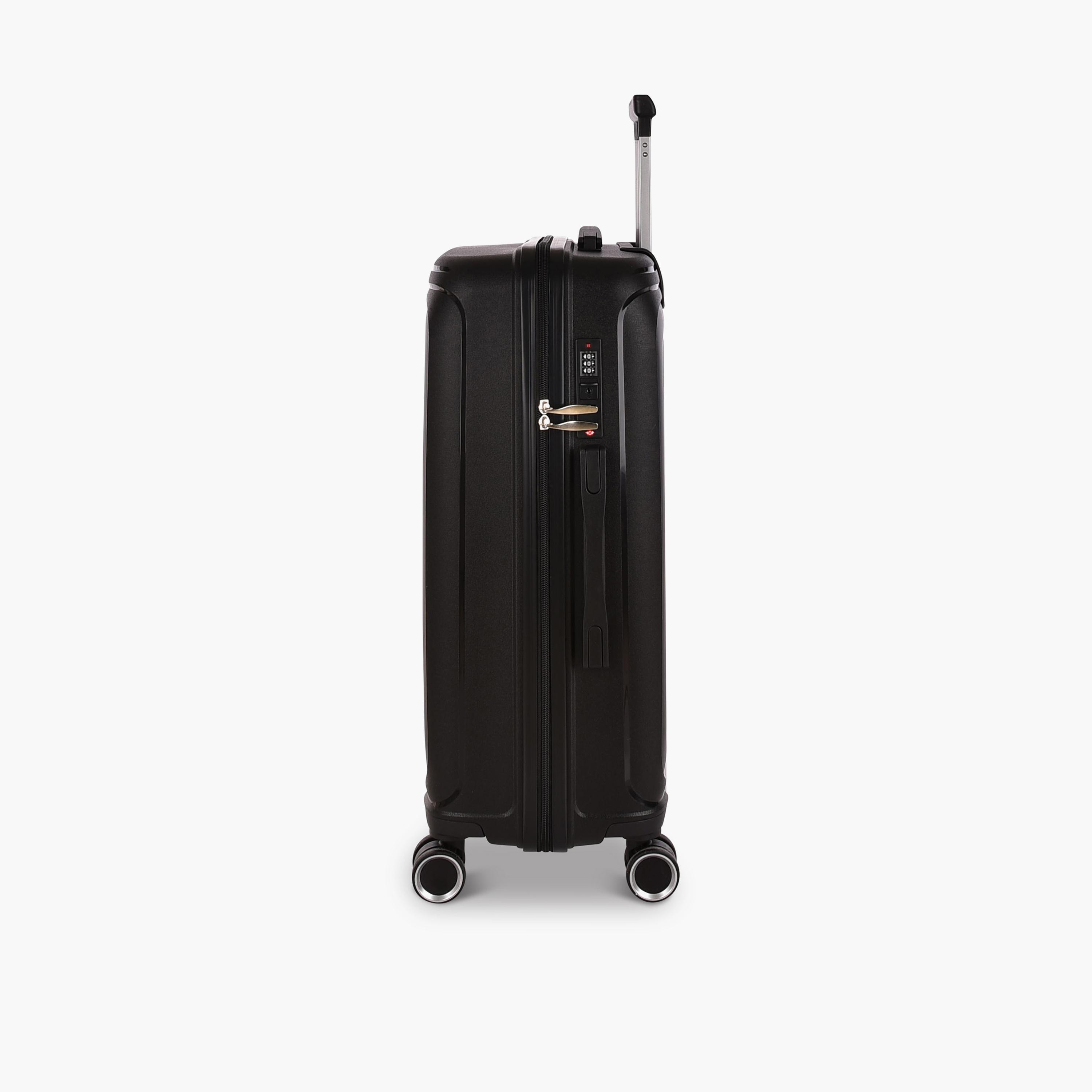 New Travel Set of 3 Polypropylene Hardcase 4-Wheeler Spinner Trolley Bag with Combination Lock | PP03/3P-travel-luggagesandbags-luggage-image-10