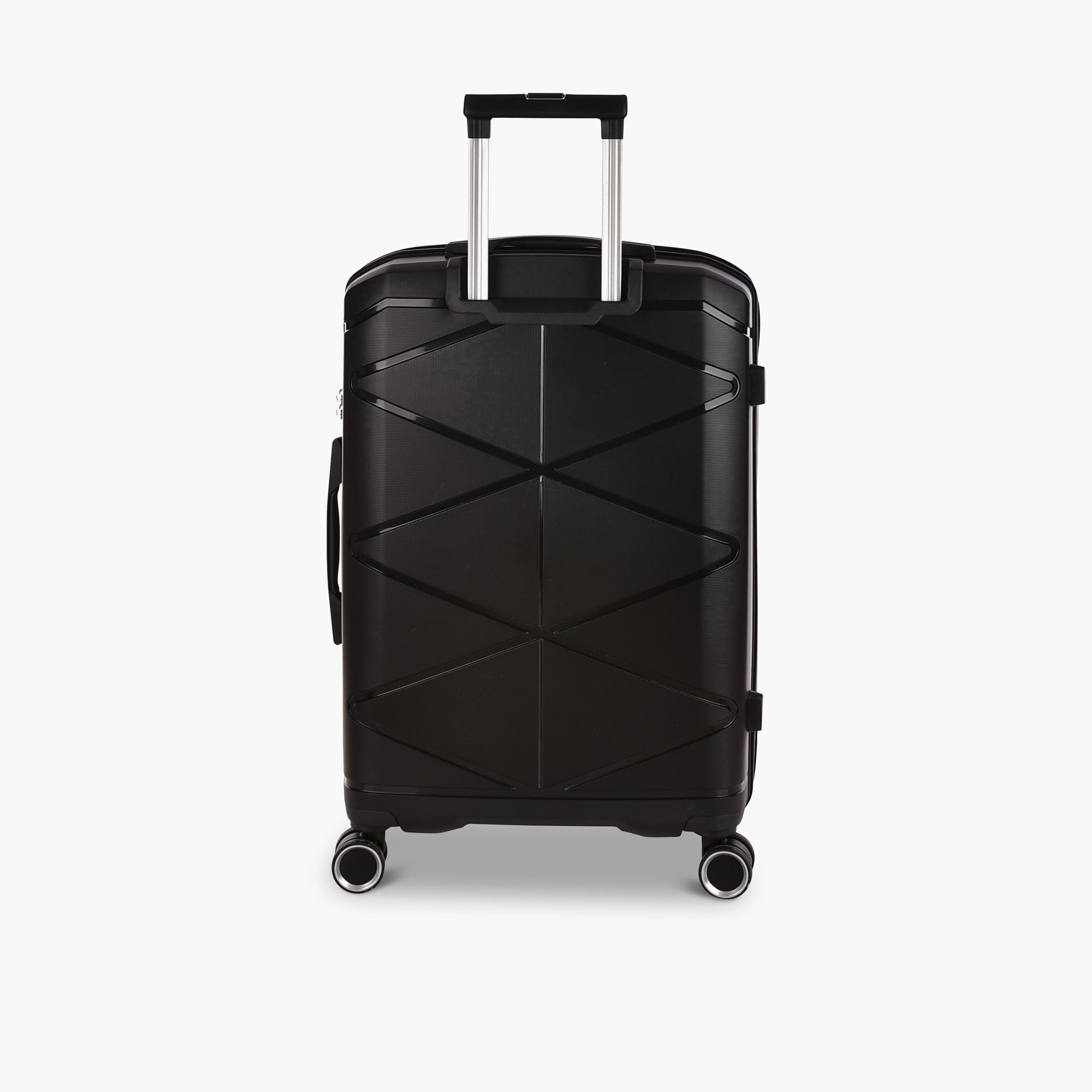 New Travel Set of 3 Polypropylene Hardcase 4-Wheeler Spinner Trolley Bag with Combination Lock | PP04/3P-travel-luggagesandbags-luggage-image-12