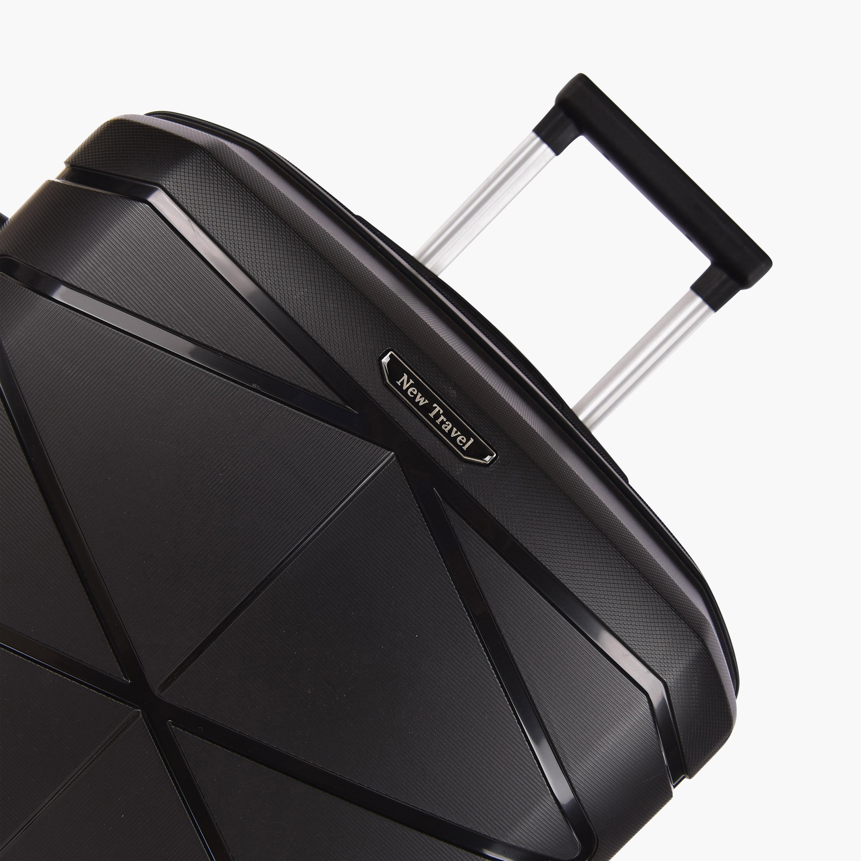 New Travel Set of 3 Polypropylene Hardcase 4-Wheeler Spinner Trolley Bag with Combination Lock | PP04/3P-travel-luggagesandbags-luggage-image-2