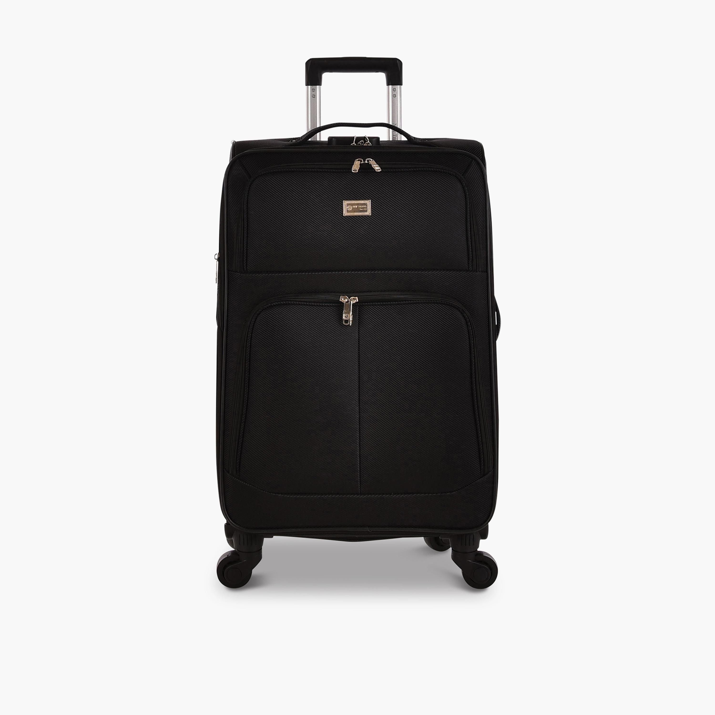 New Travel Set of 4 Textile Softcase 4-Wheeler Spinner Trolley Bag with Combination Lock | RT1909/4P (4w / Pvc)-travel-luggagesandbags-luggage-image-6