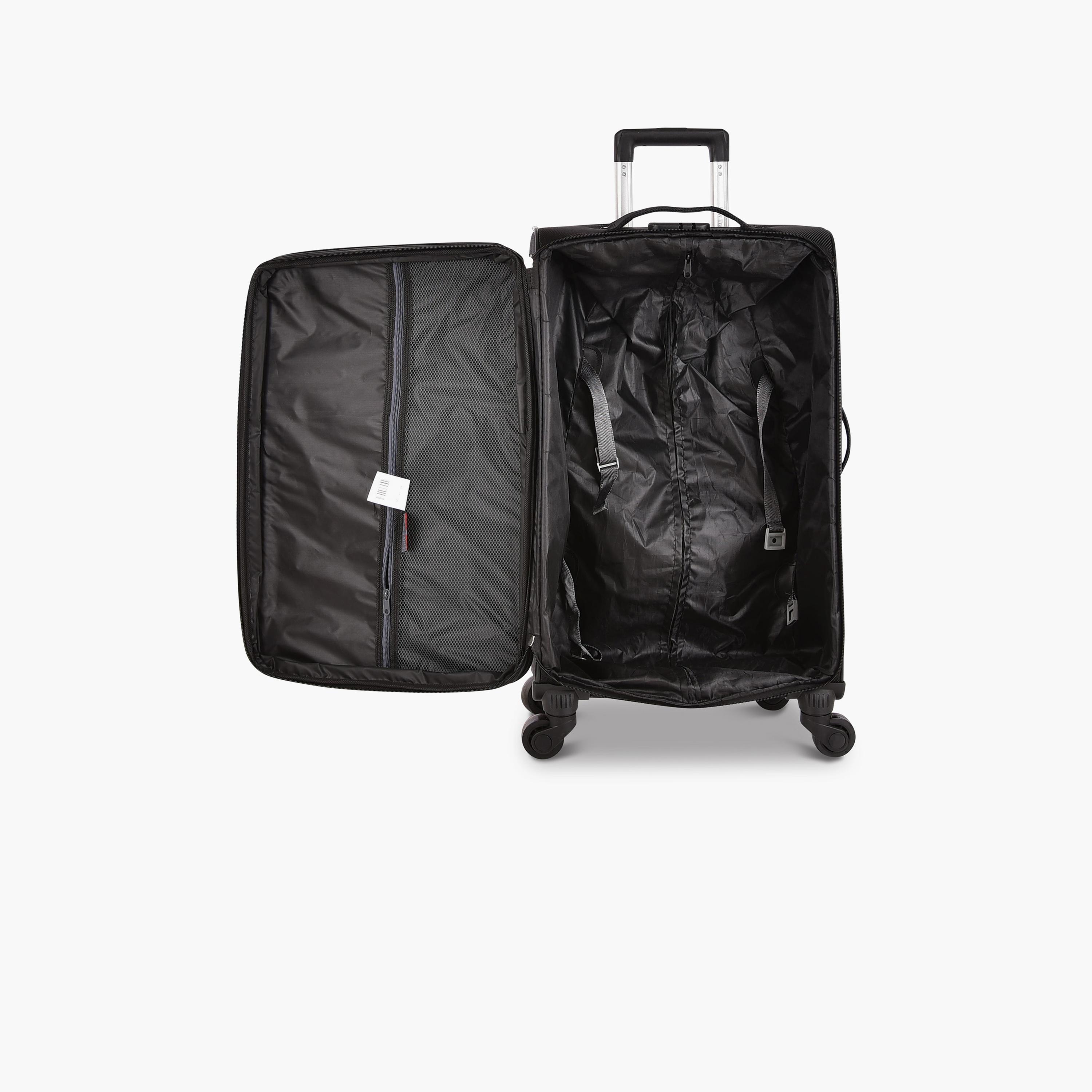 New Travel Set of 4 Textile Softcase 4-Wheeler Spinner Trolley Bag with Combination Lock | RT1909/4P (4w / Pvc)-travel-luggagesandbags-luggage-image-7