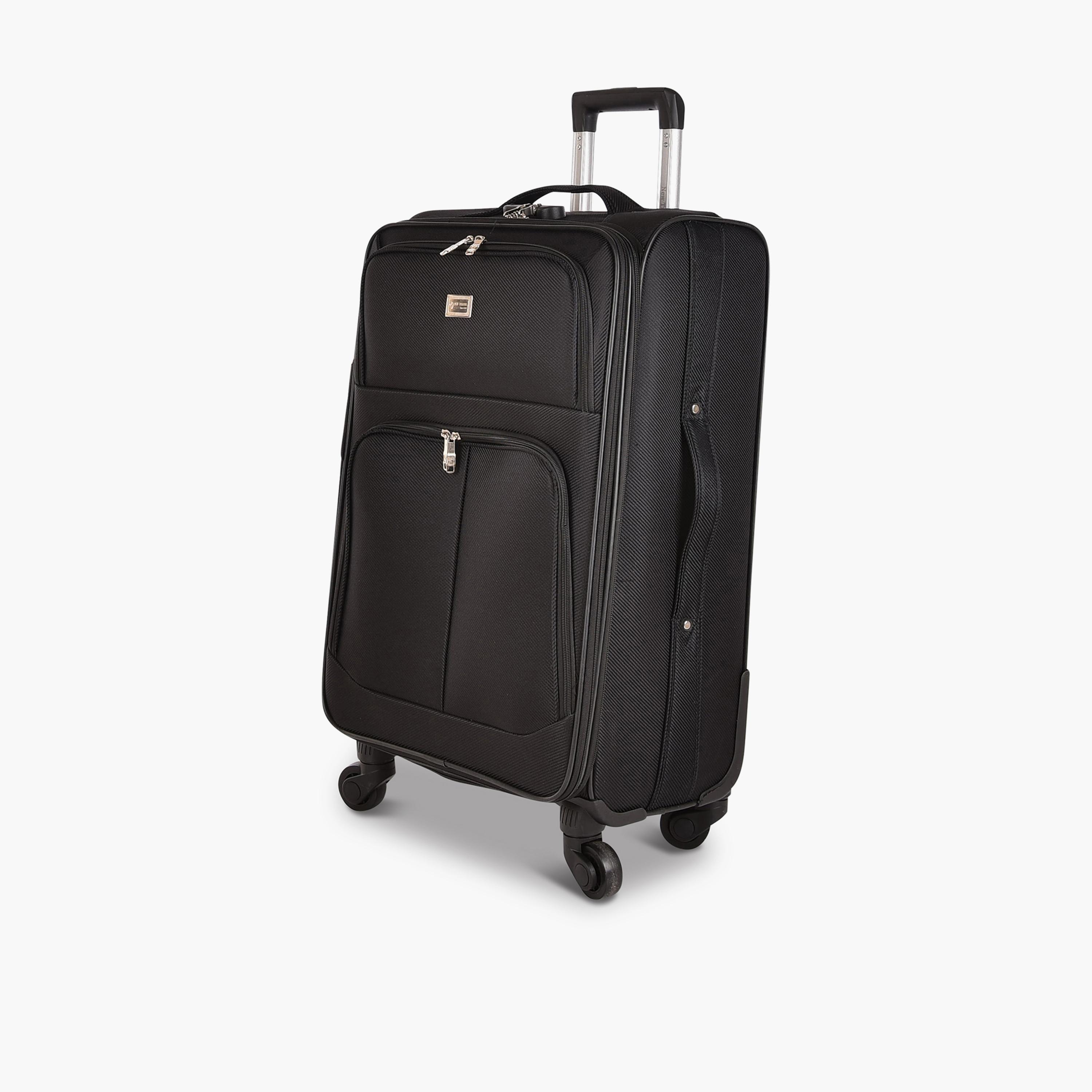 New Travel Set of 4 Textile Softcase 4-Wheeler Spinner Trolley Bag with Combination Lock | RT1909/4P (4w / Pvc)-travel-luggagesandbags-luggage-image-8