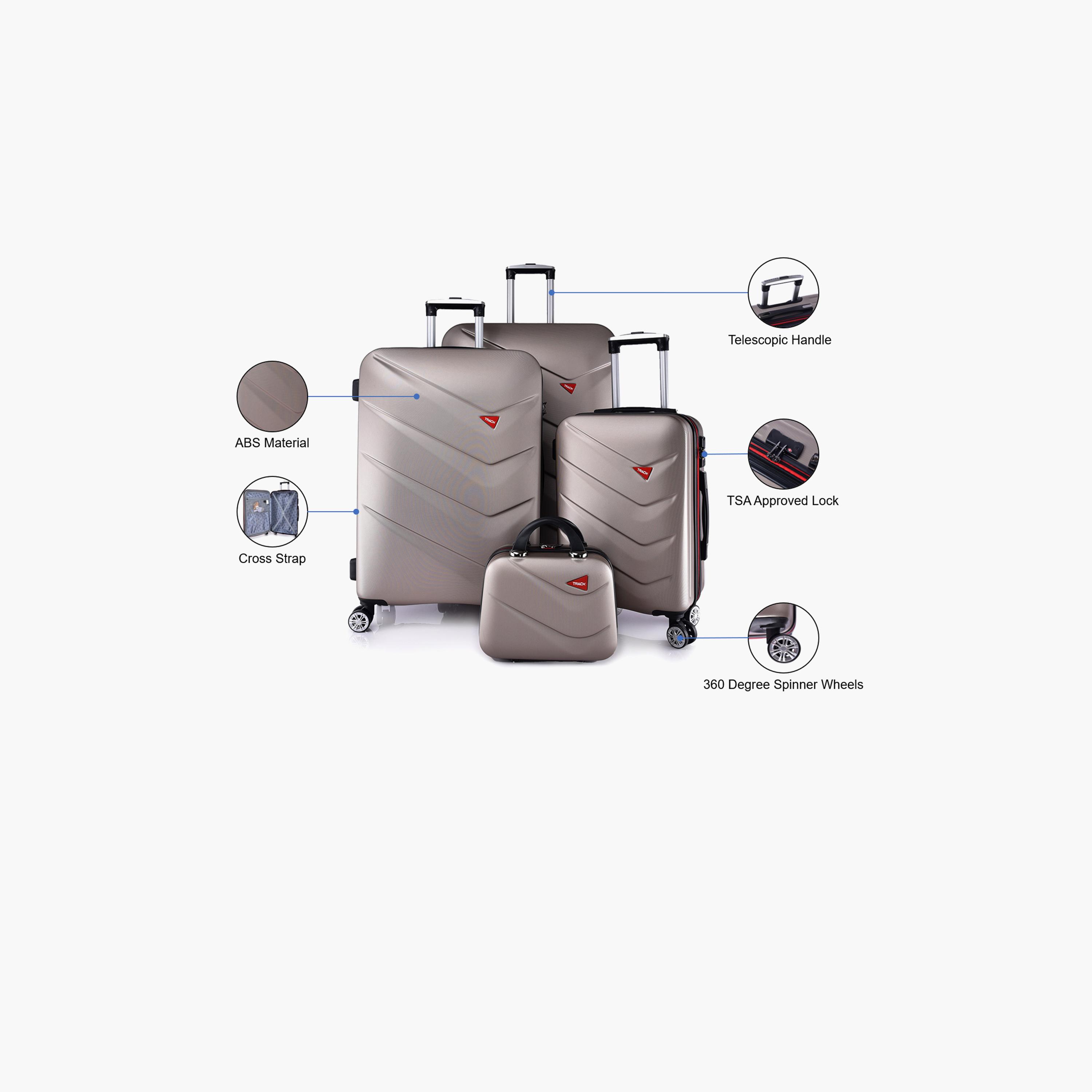 Track Set of 4 ABS Hardcase 4-Wheeler Spinner Trolley Bag with TSA Lock | SN9013/4P-travel-luggagesandbags-luggage-image-5