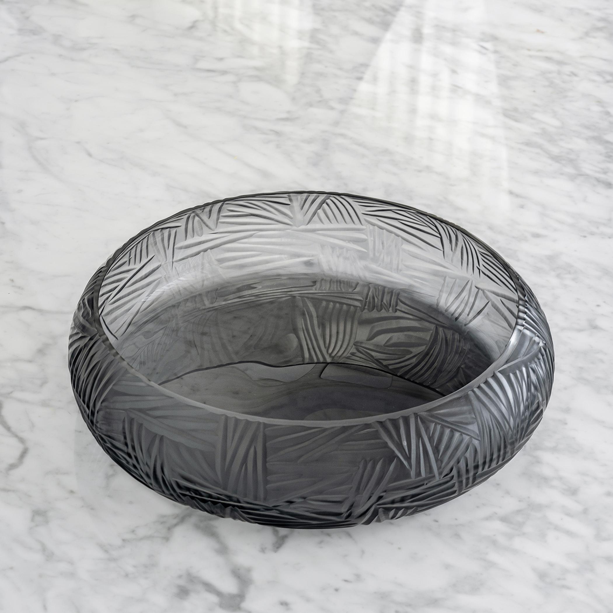 House of Serene Solara Glass Decorative Bowl - 32x32 cm