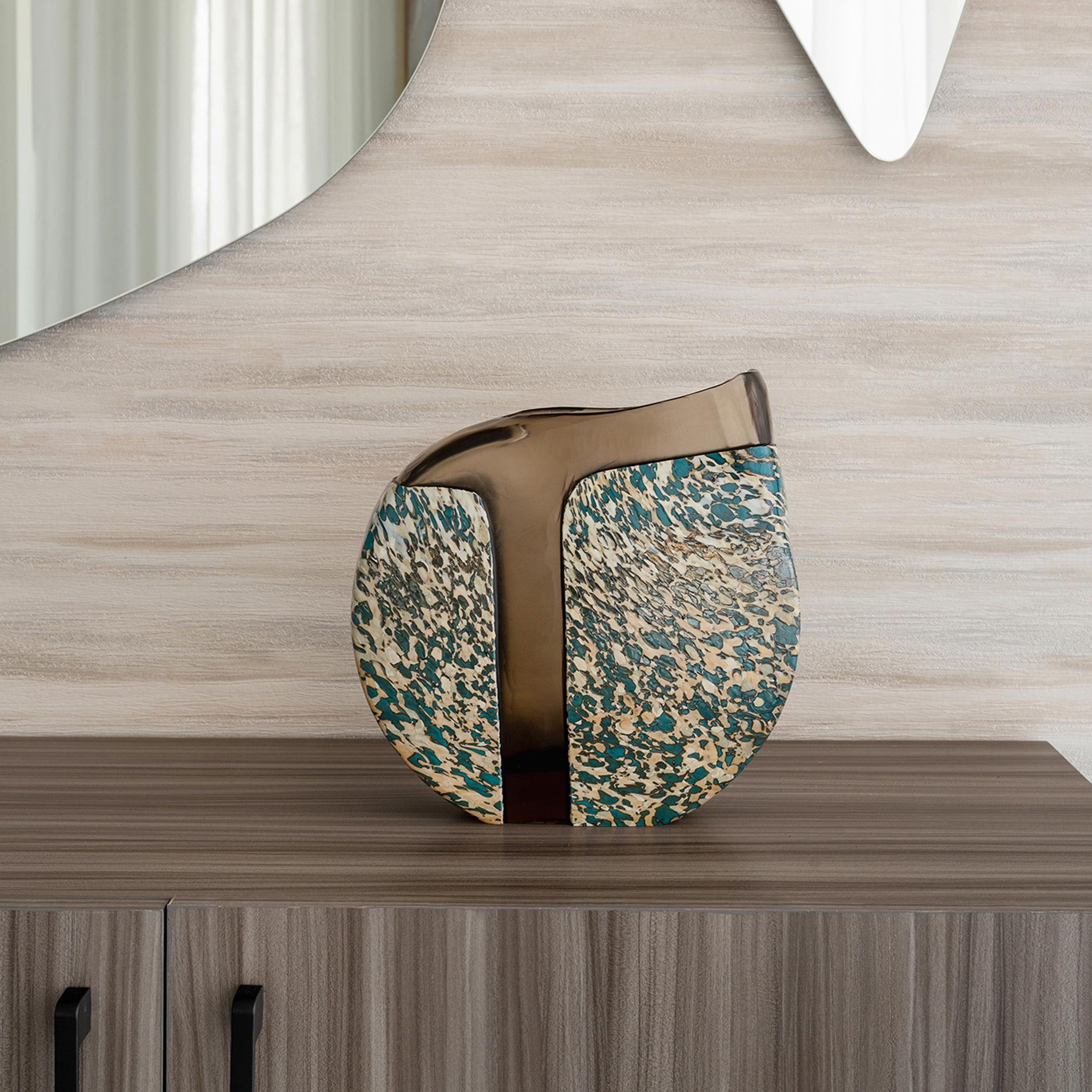 House of Serene Rive Glass Vase - 25 cm