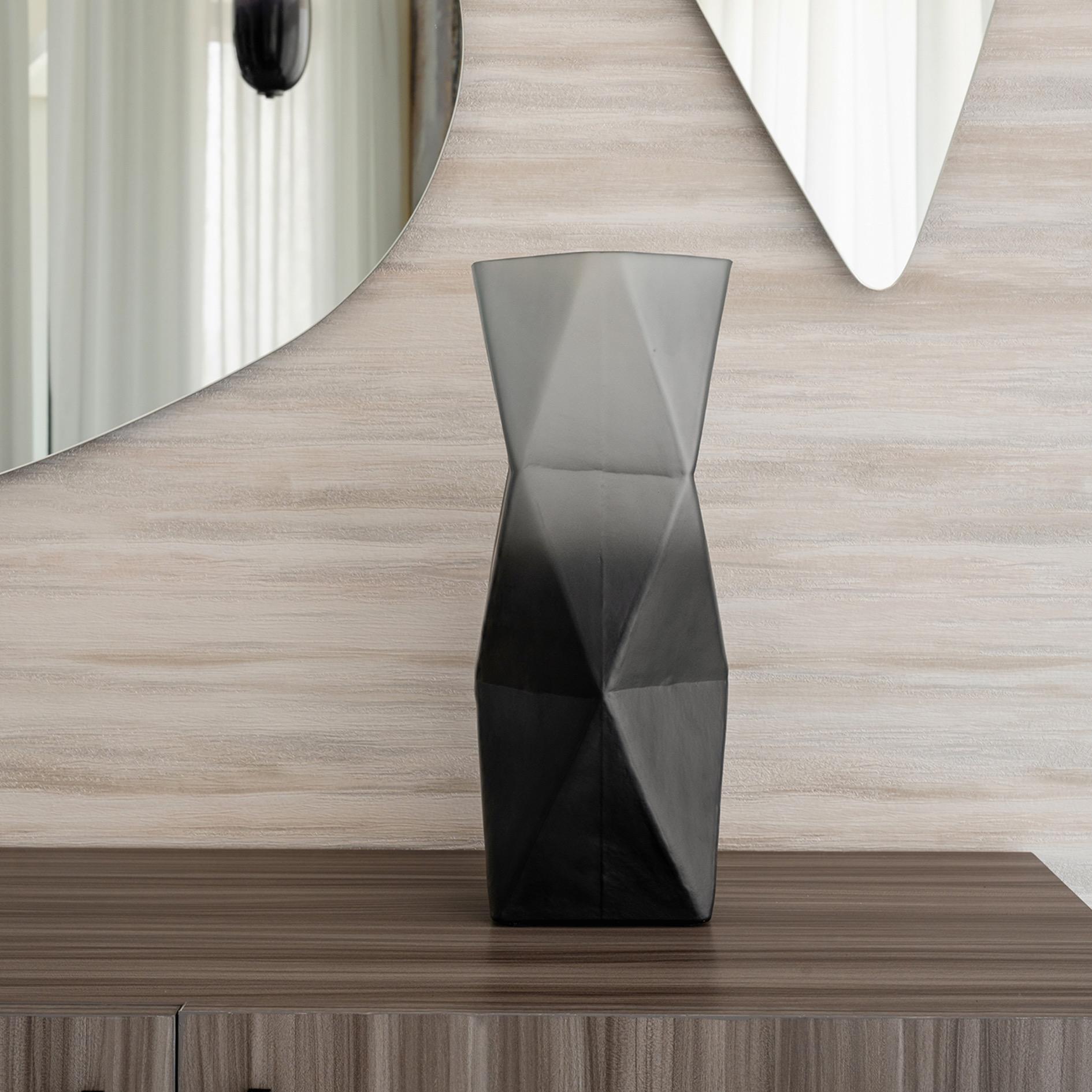 House of Serene Prism Glass Vase - 38 cm
