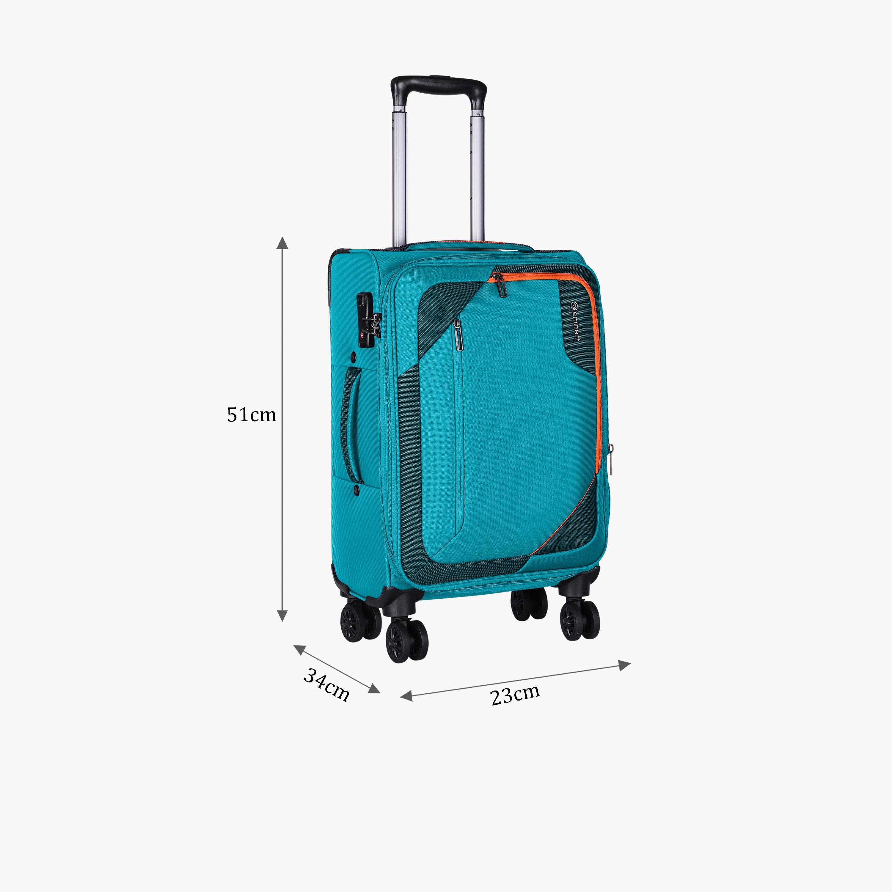 إميننت- شنطة سفر بوليستر  هيكل طري مقاس 51 سم بأربع عجلات مزدوجة دوارة من ال  | E765SZ-20-travel-luggagesandbags-luggage-image-2