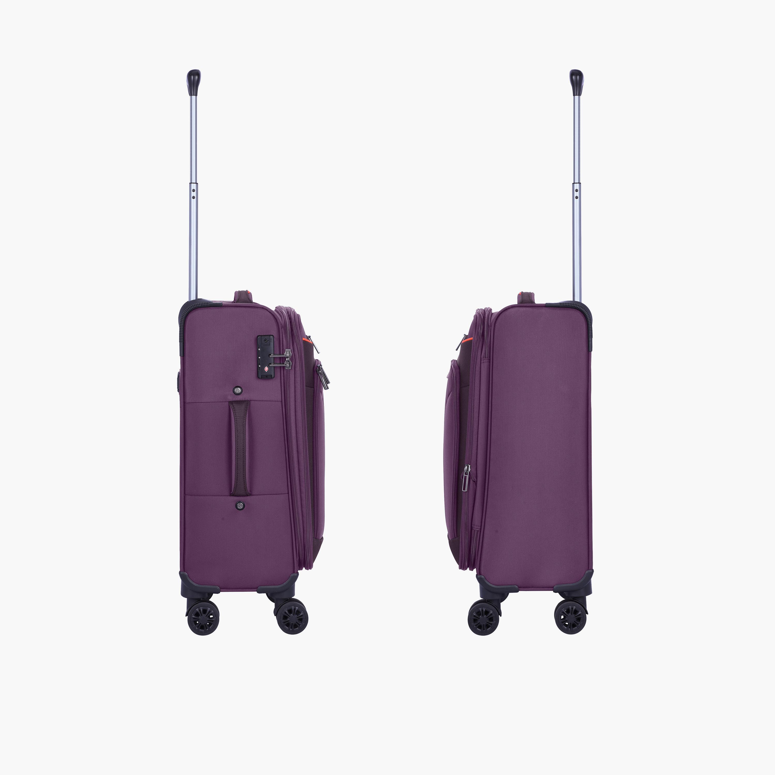 Eminent 51 CM Cabin Polyester Soft Case 4-Wheeler Spinner Trolley Bag with TSA Lock | E765SZ-20-travel-luggagesandbags-luggage-image-6