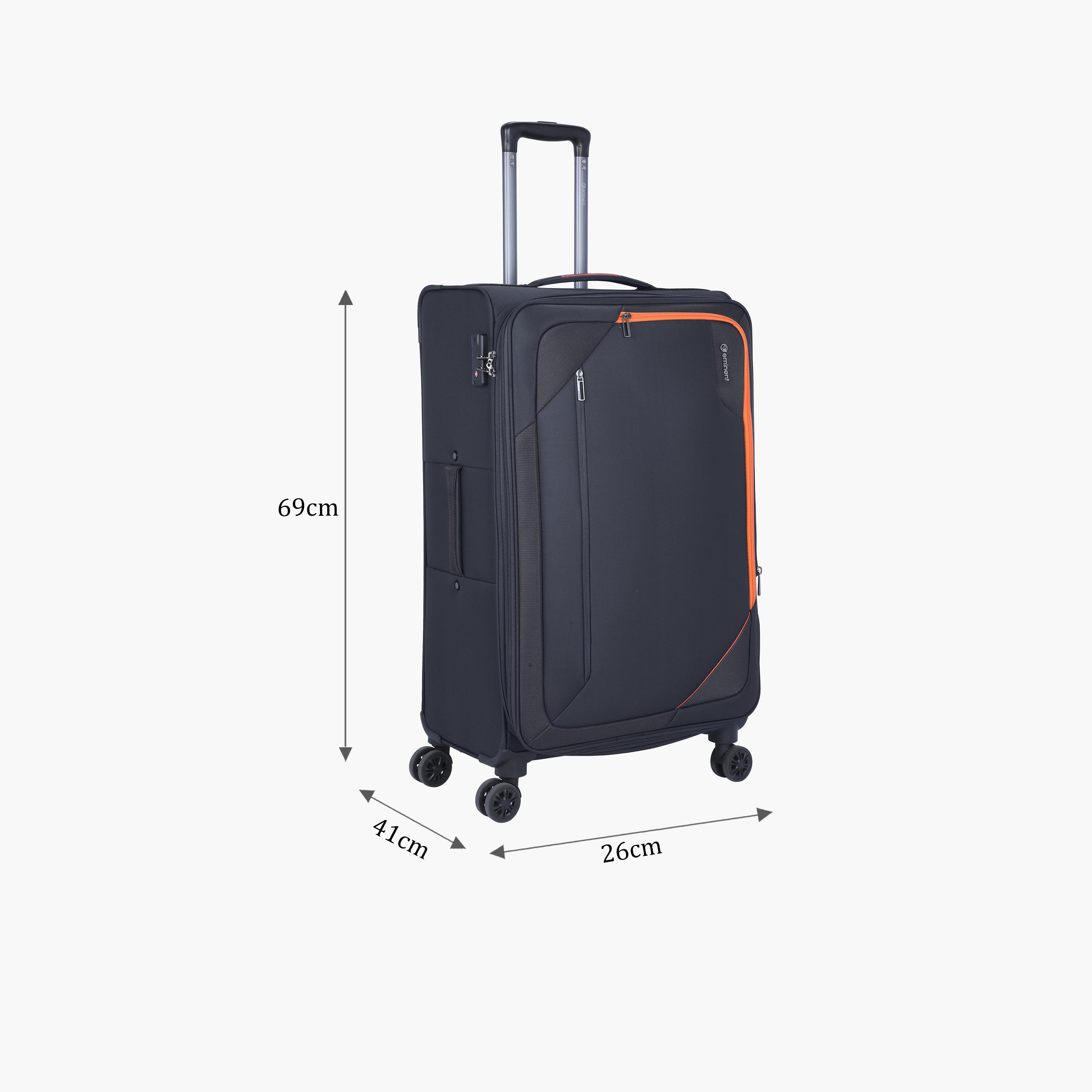 إميننت- شنطة سفر بوليستر  هيكل طري مقاس 69 سم بأربع عجلات مزدوجة دوارة من ال  | E765SZ-24-travel-luggagesandbags-luggage-image-2