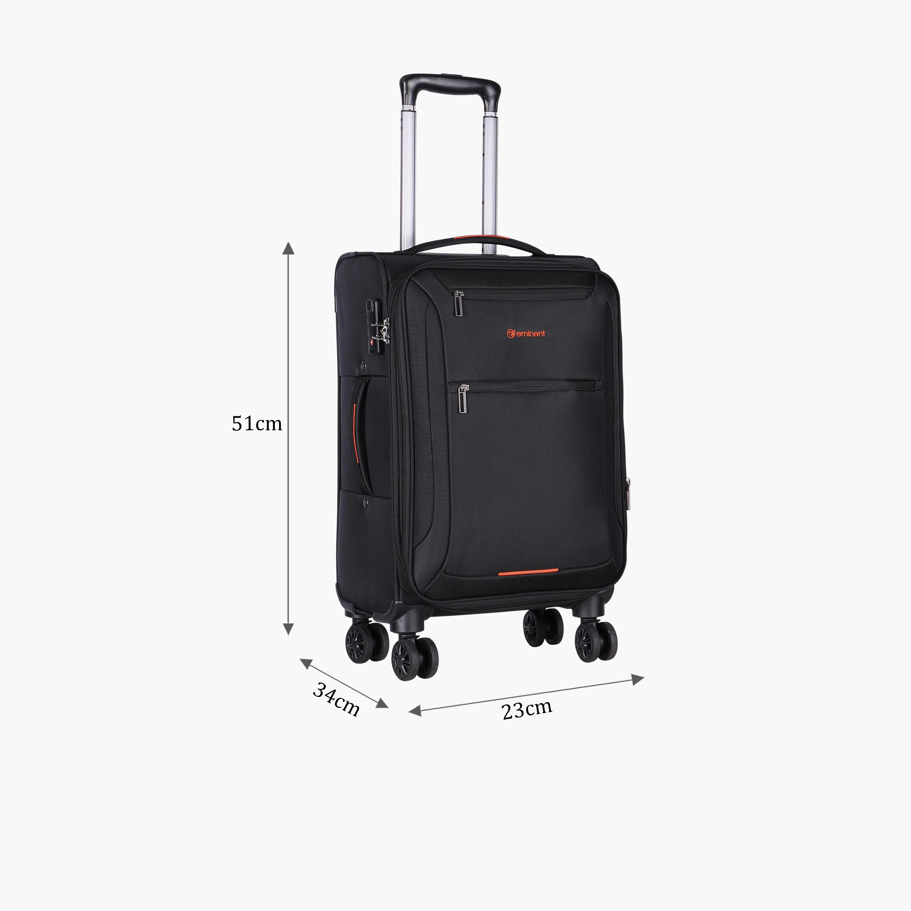 إميننت- شنطة سفر بوليستر  هيكل طري مقاس 51 سم بأربع عجلات مزدوجة دوارة من ال  | E751SZ-20-travel-luggagesandbags-luggage-image-2