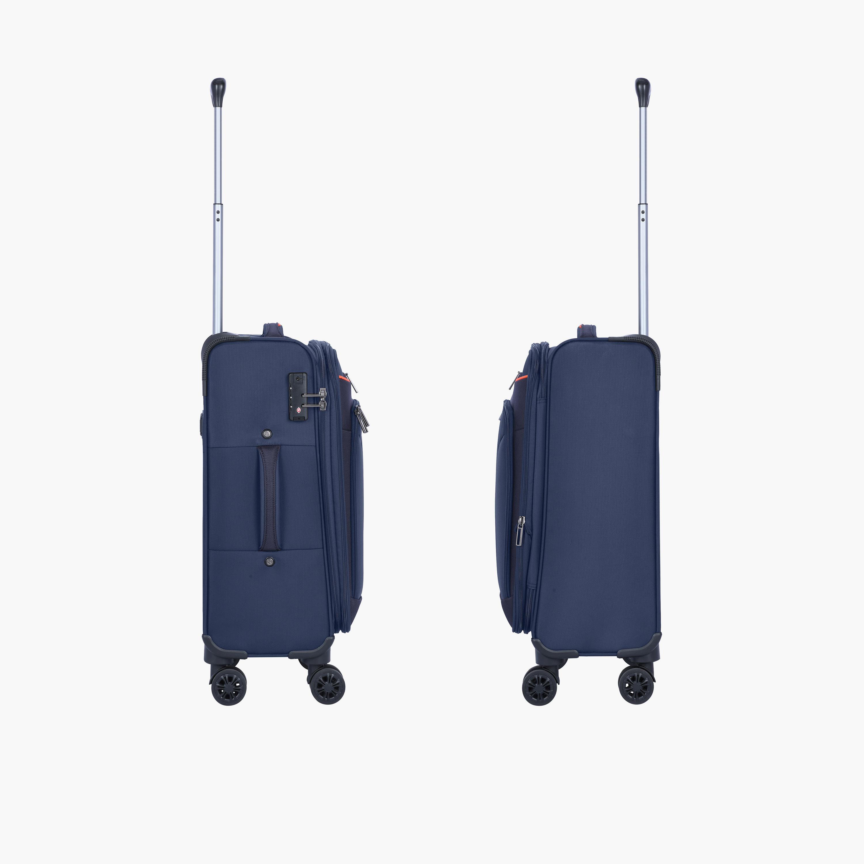 Eminent 51 CM Cabin Polyester Soft Case 4-Wheeler Spinner Trolley Bag with TSA Lock | E751SZ-20-travel-luggagesandbags-luggage-image-6